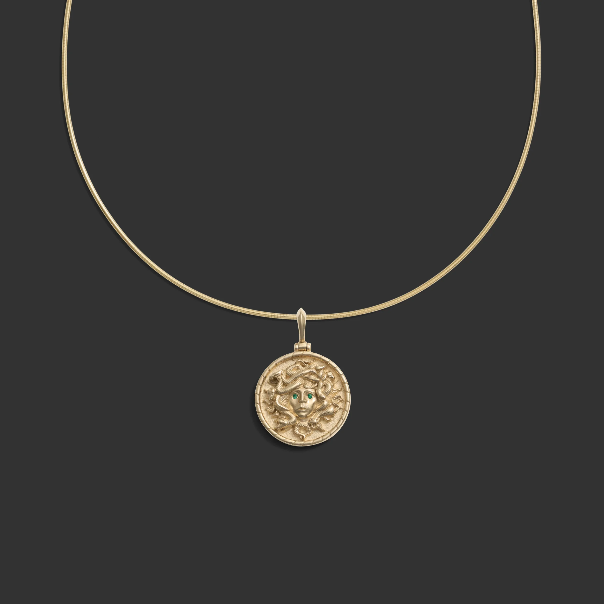 Medusa Omega Necklace