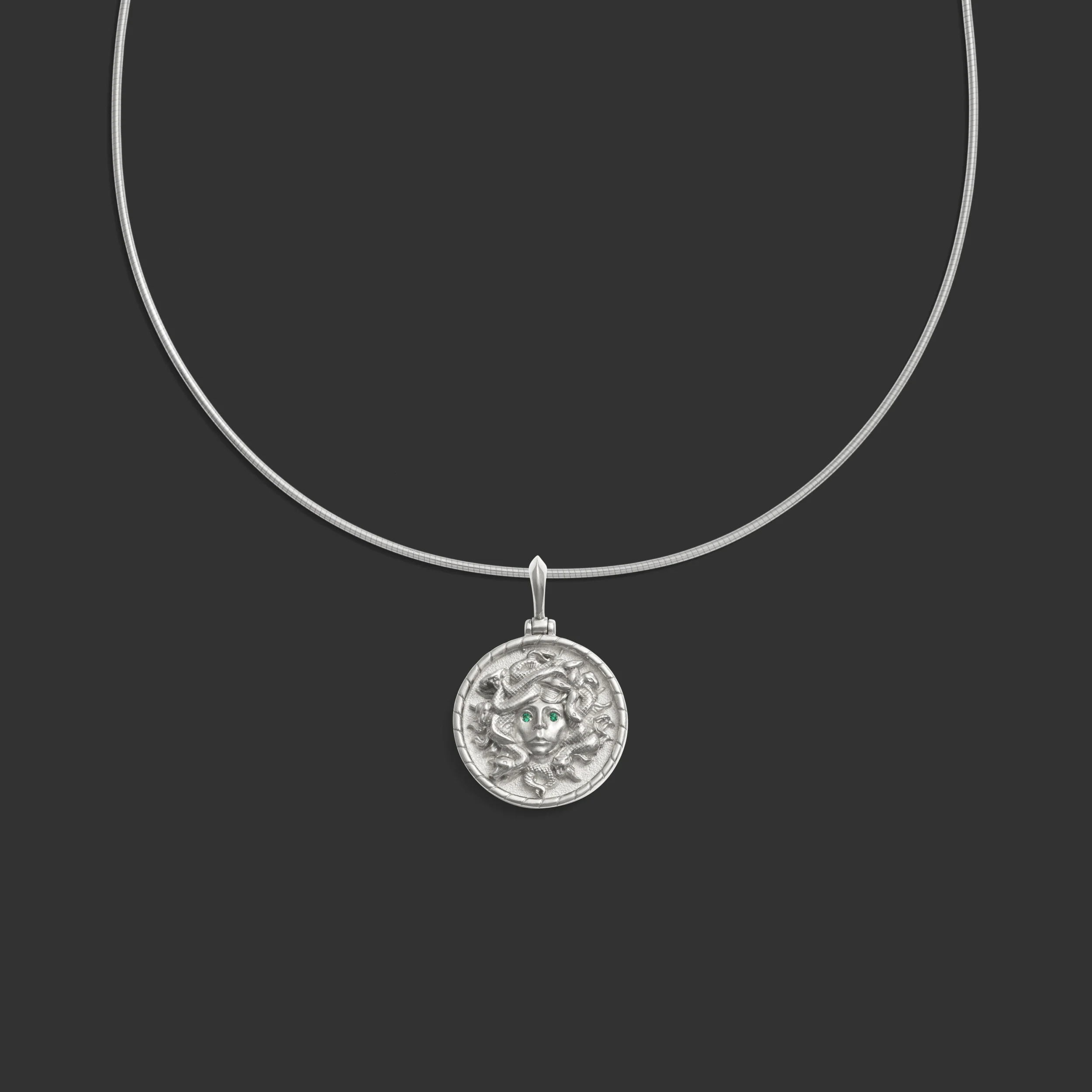 Medusa Omega Necklace - Image 4