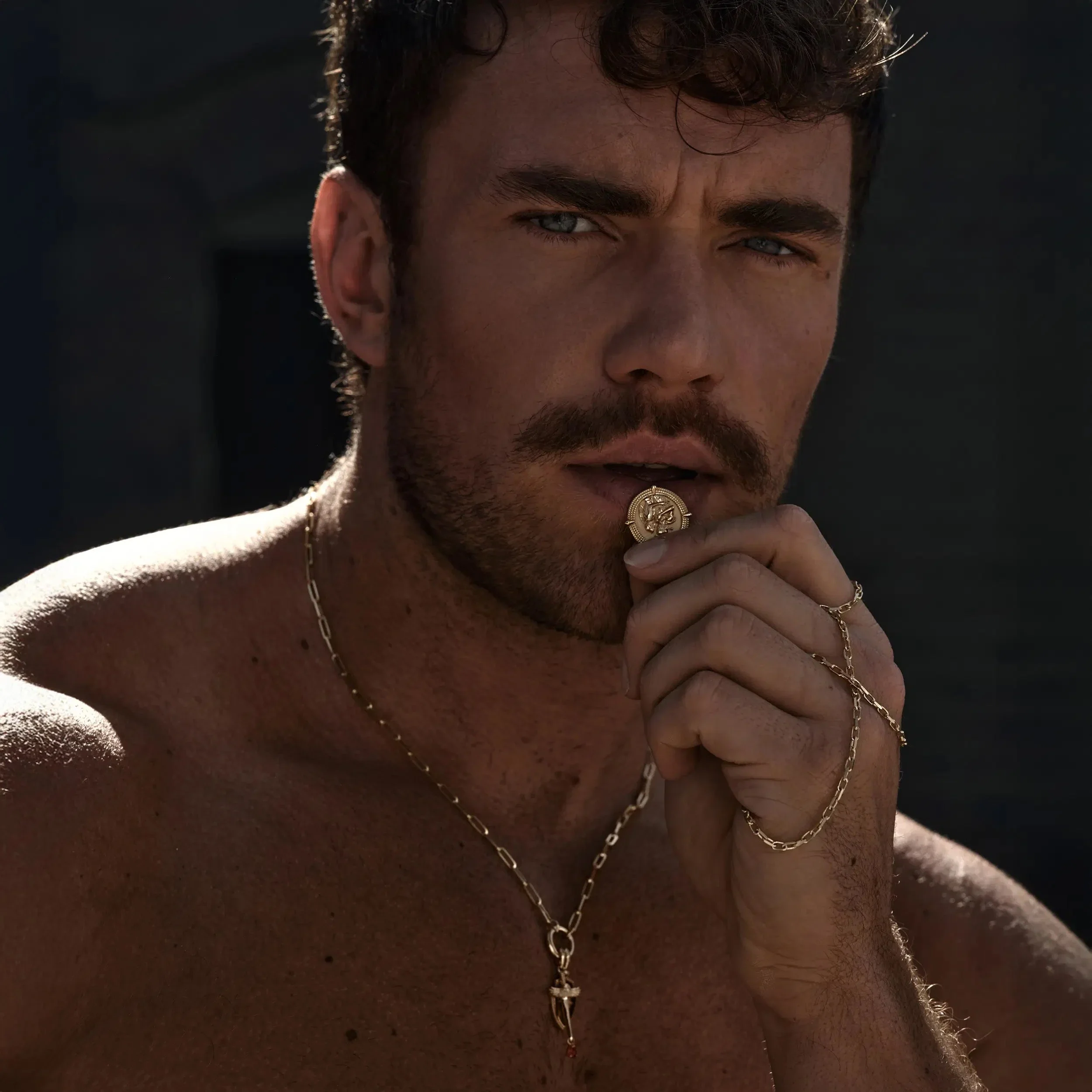 Diamond Achilles & Patroclus Necklace - Image 3