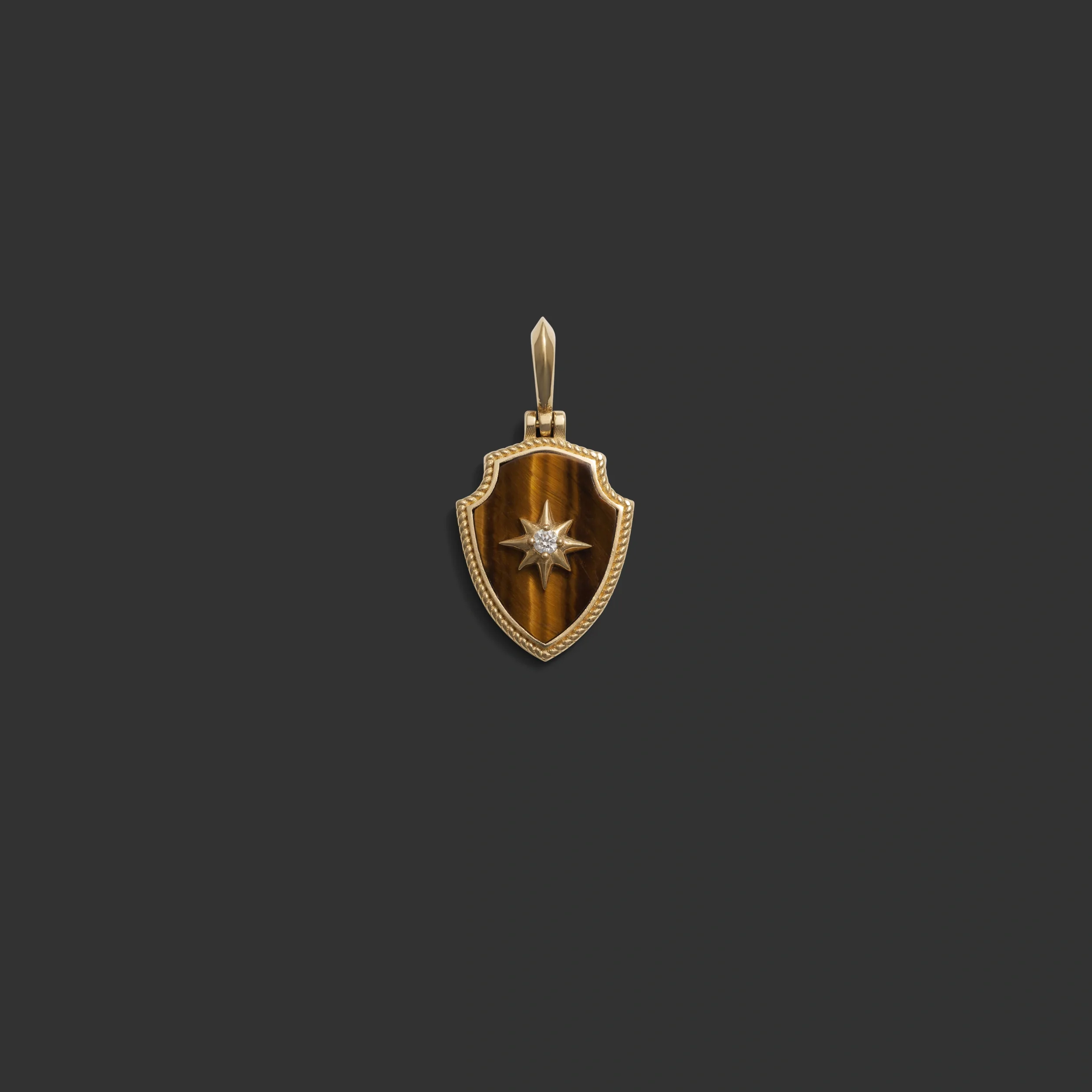 Diamond Shield Pendant