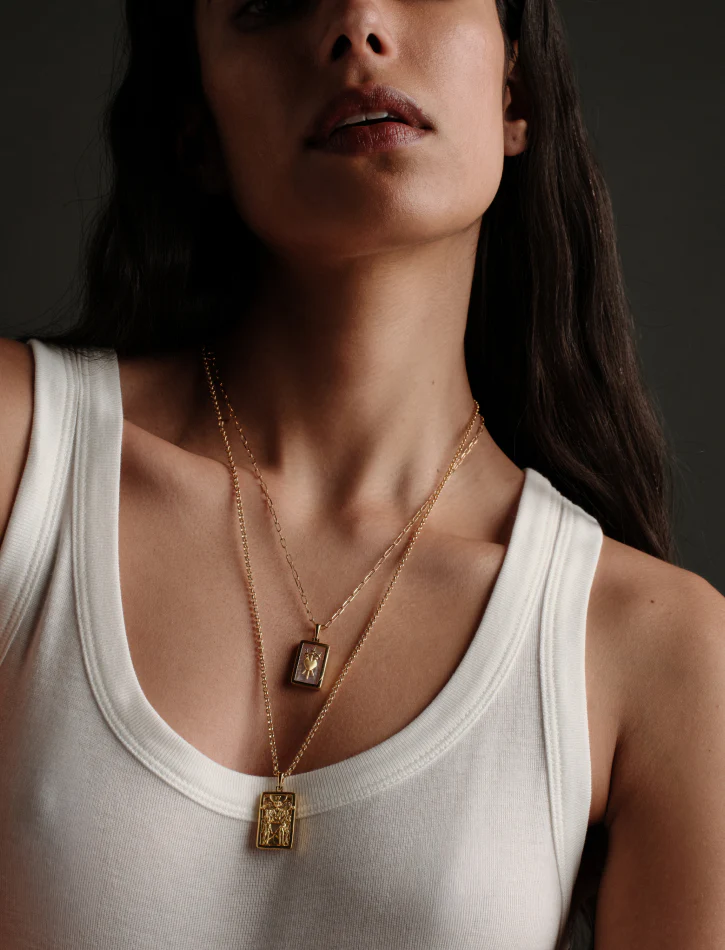 Three of Swords Tarot Pendant - Image 3