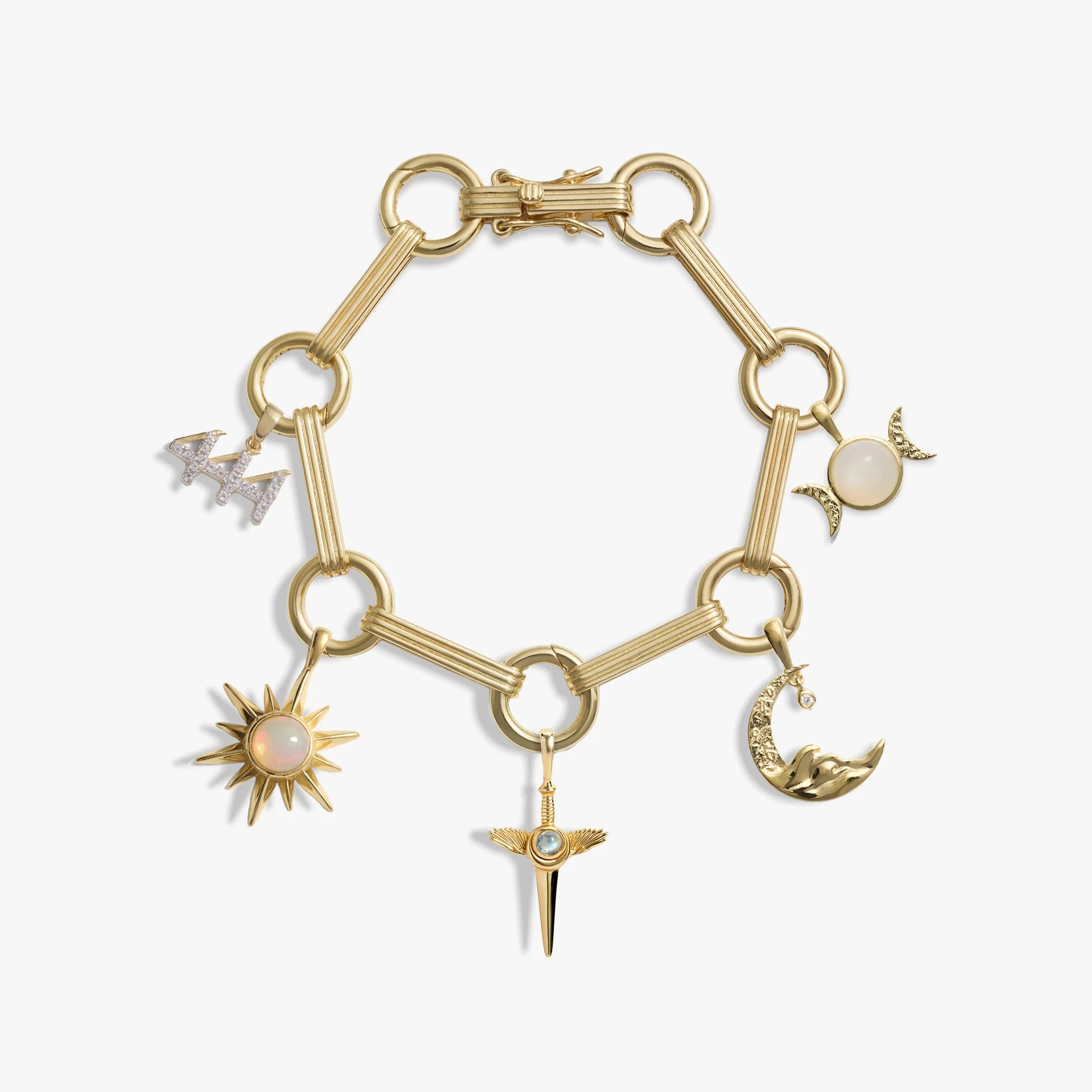World of Awe Bar Charm Bracelet