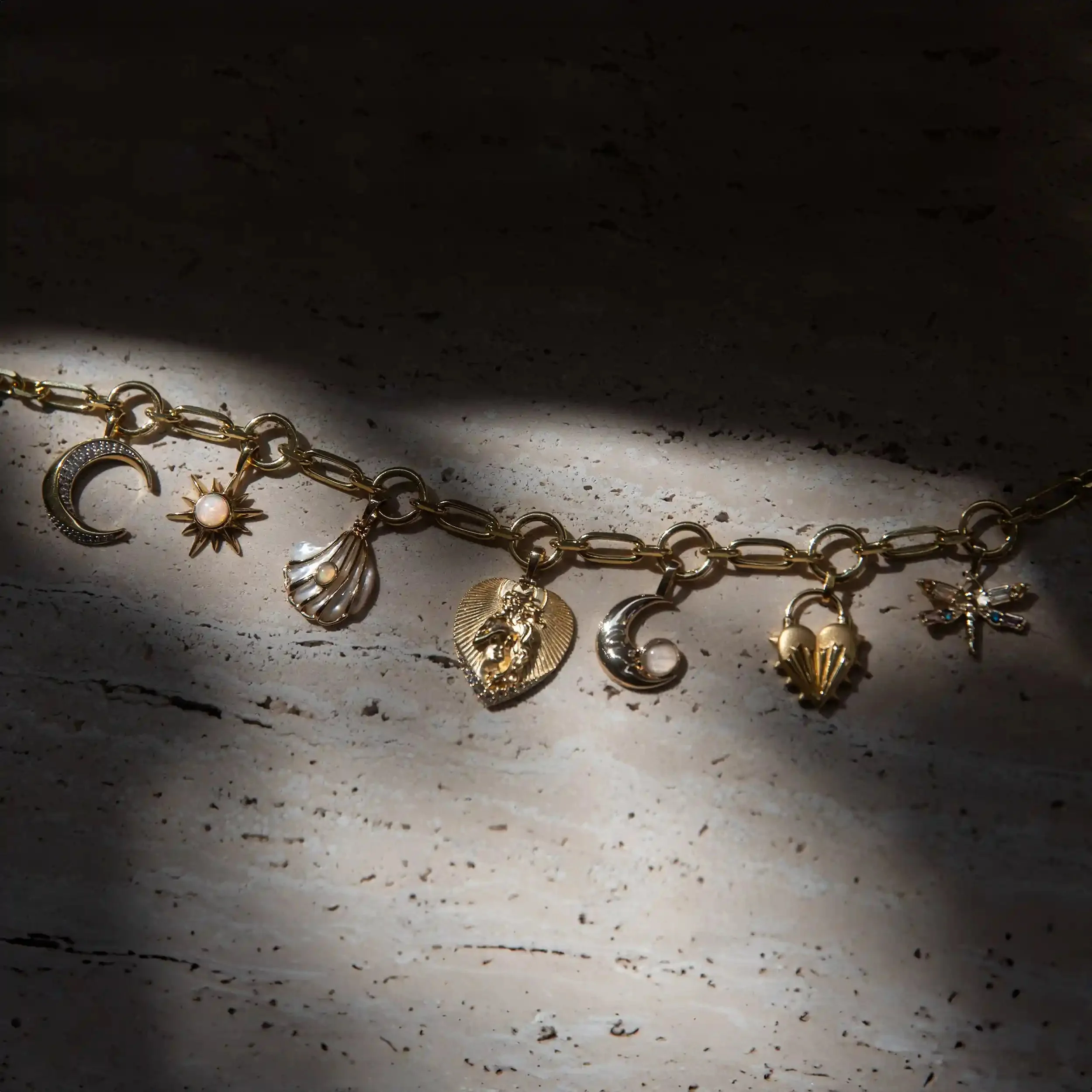 Statement Charm Collector Necklace - Image 4