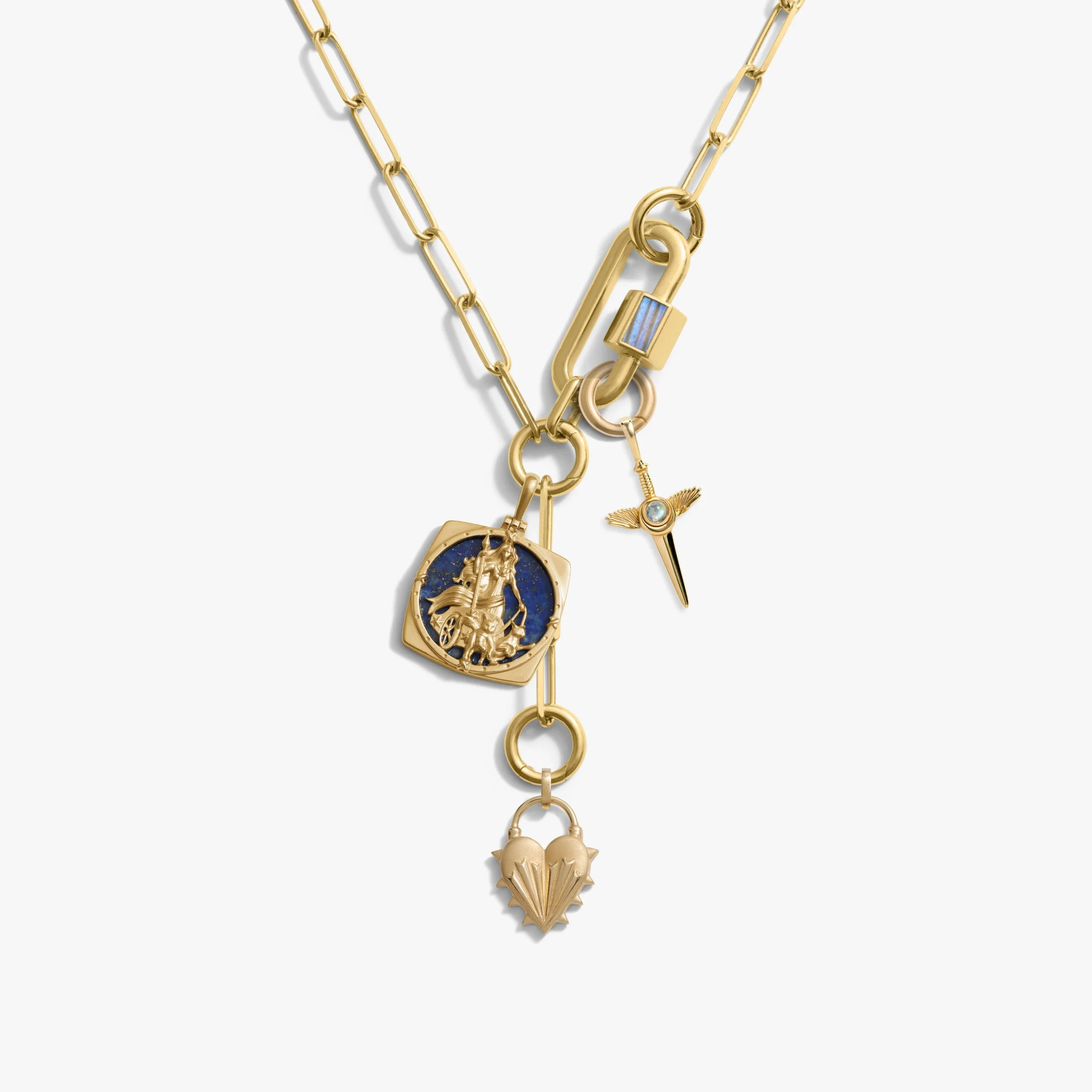 Warrior's Heart Charm Lariat