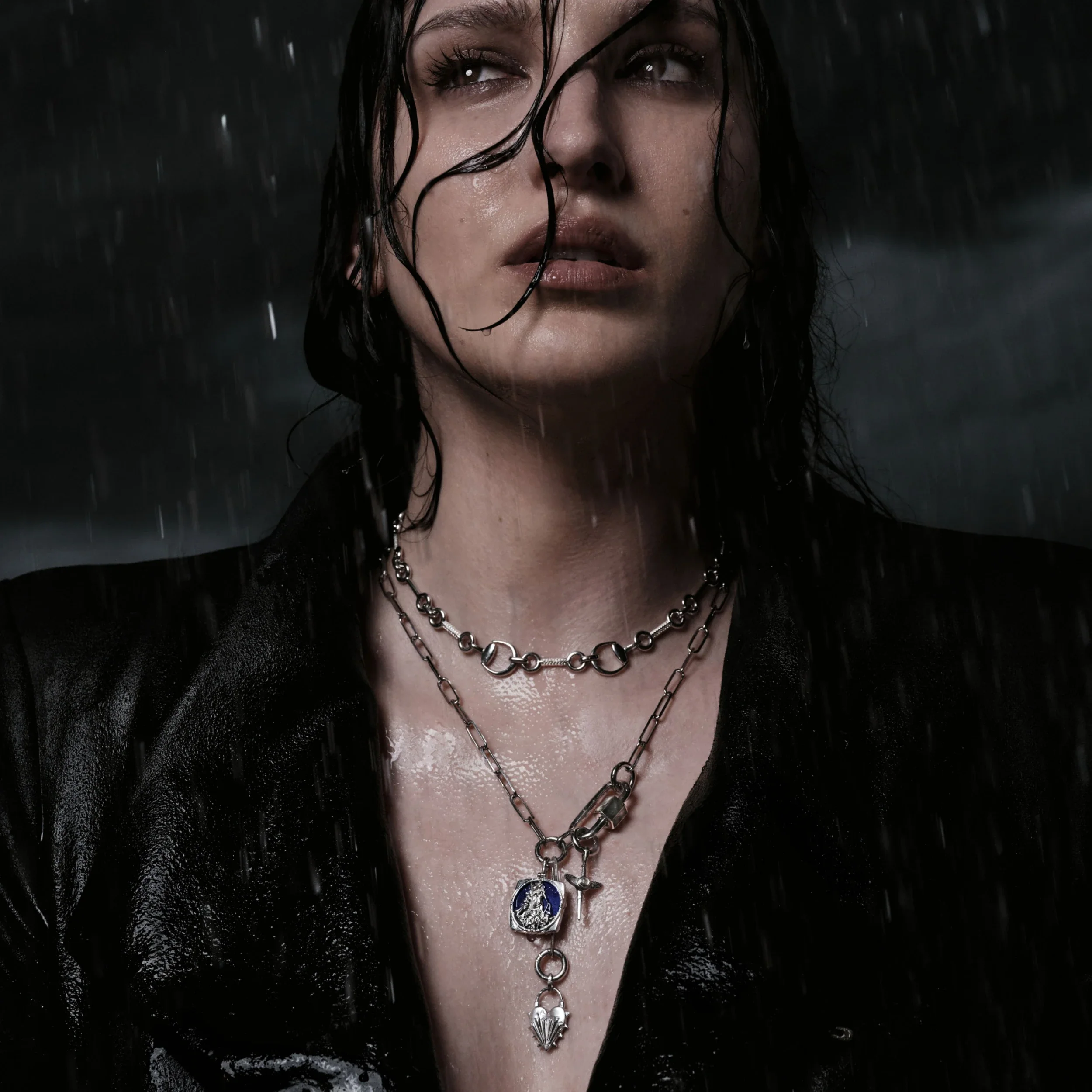 Warrior's Heart Charm Lariat - Image 2