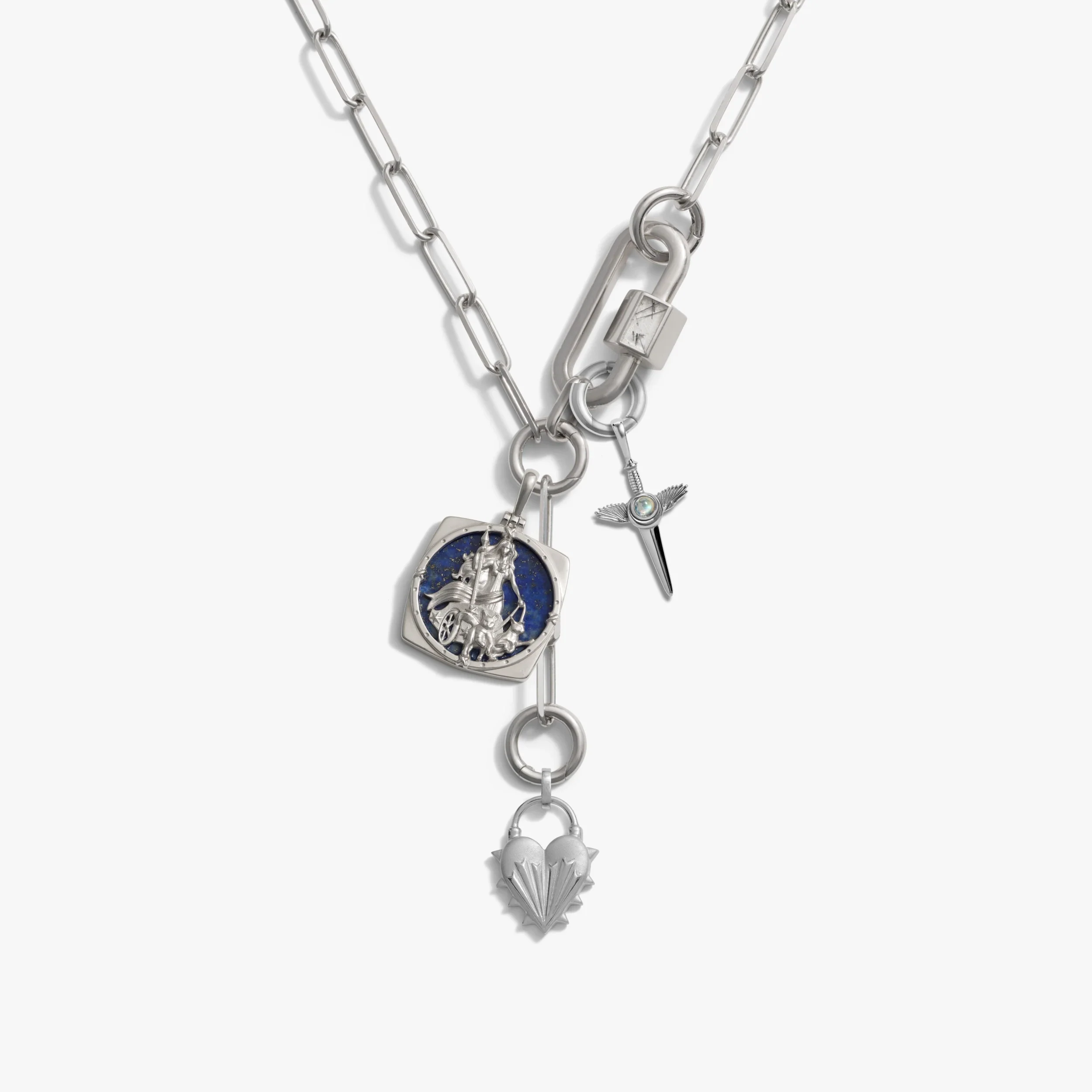 Warrior's Heart Charm Lariat - Image 5