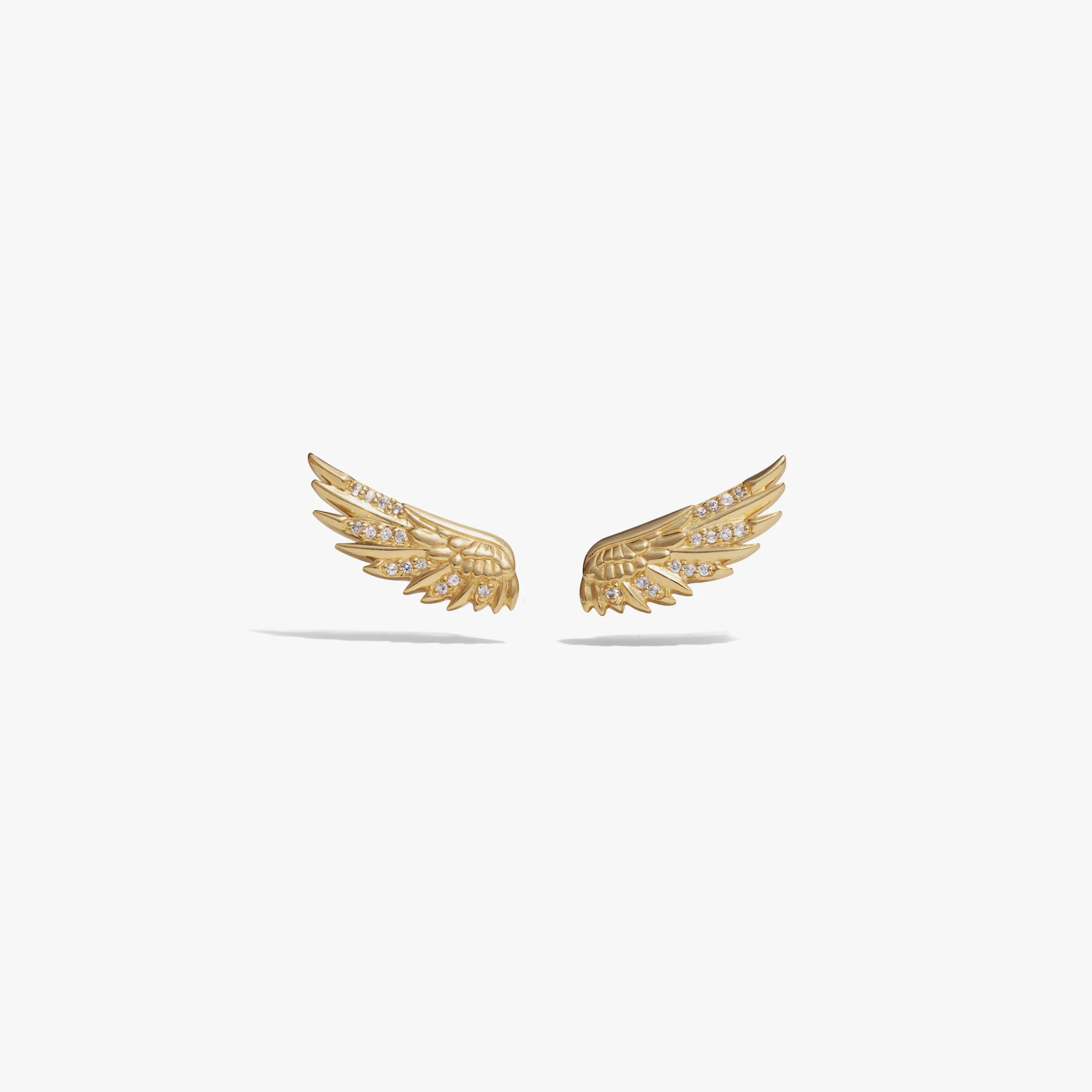 Sapphire Wing Ear Climber