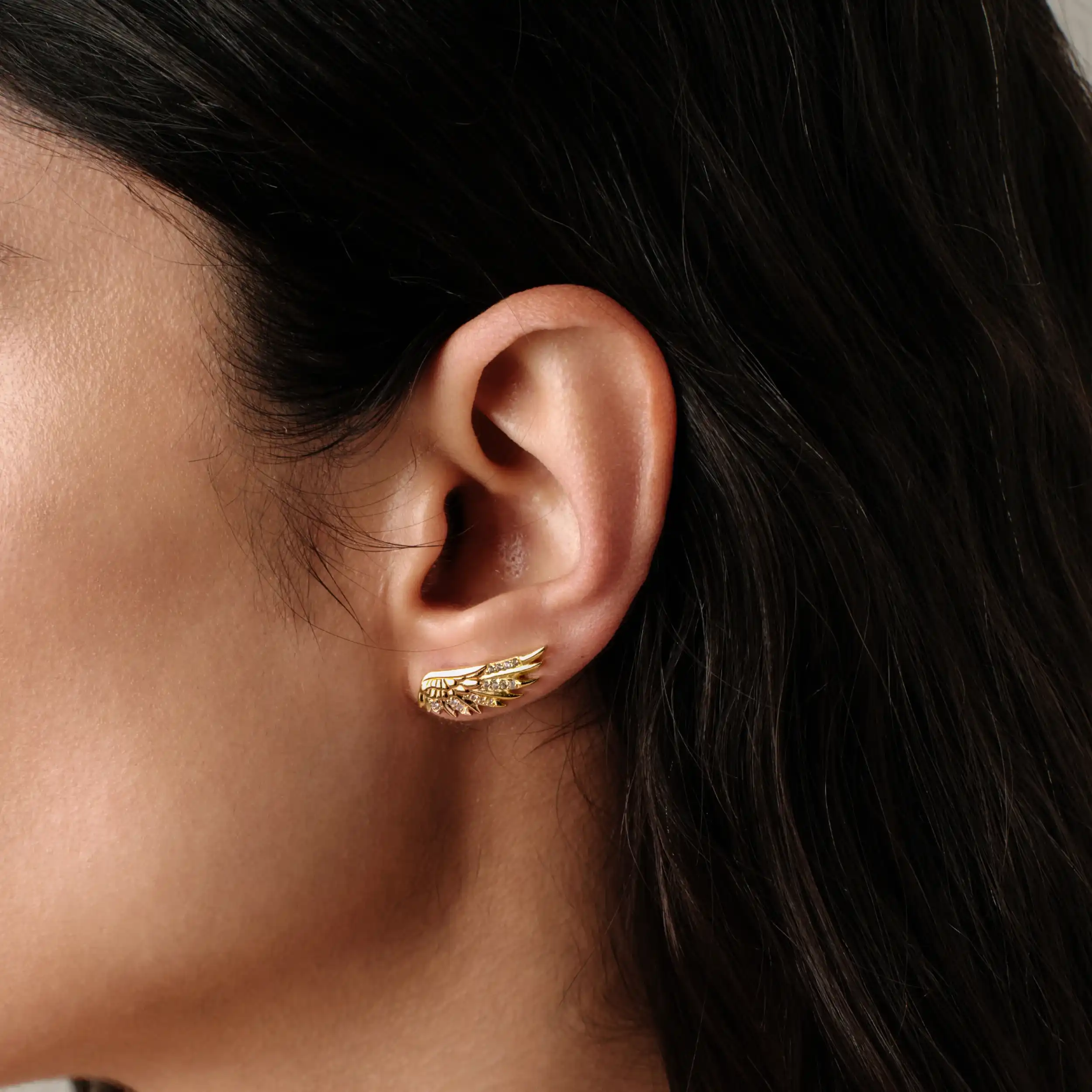 Sapphire Wing Ear Climber - Image 2