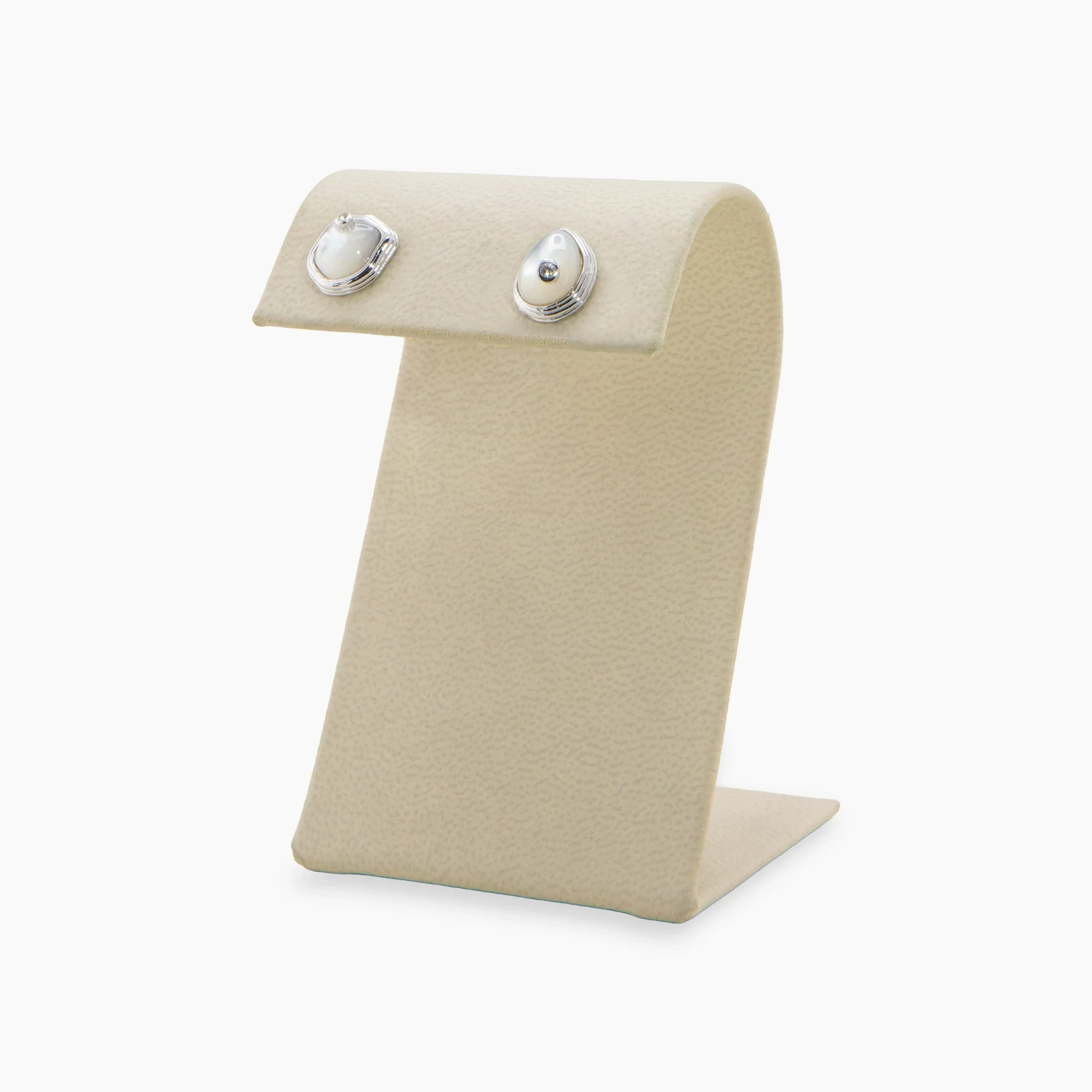 Archive Organic Pearl Stud Earrings - Image 3