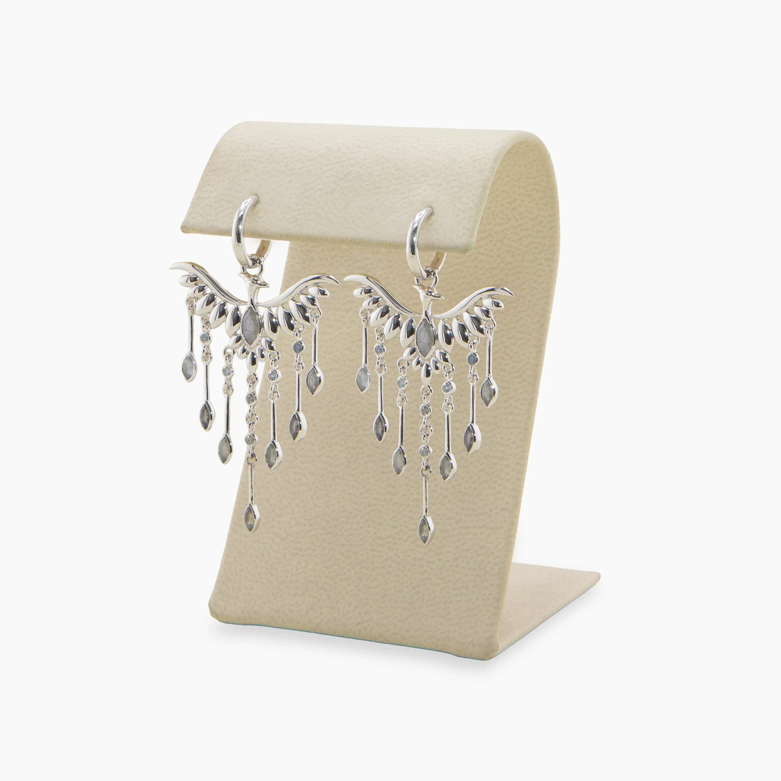 Archive Chandelier Phoenix Drop Earrings