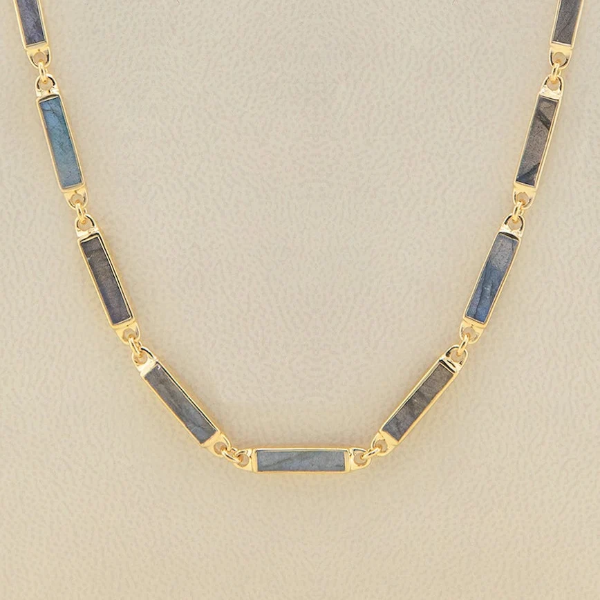 Archive Gemstone Bar Chain - Image 2