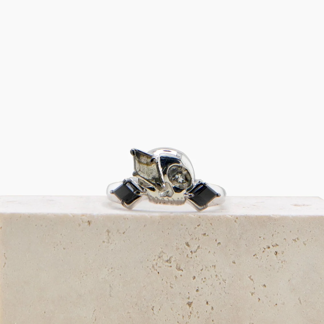 Archive Gemstone Skull Ring - Image 2
