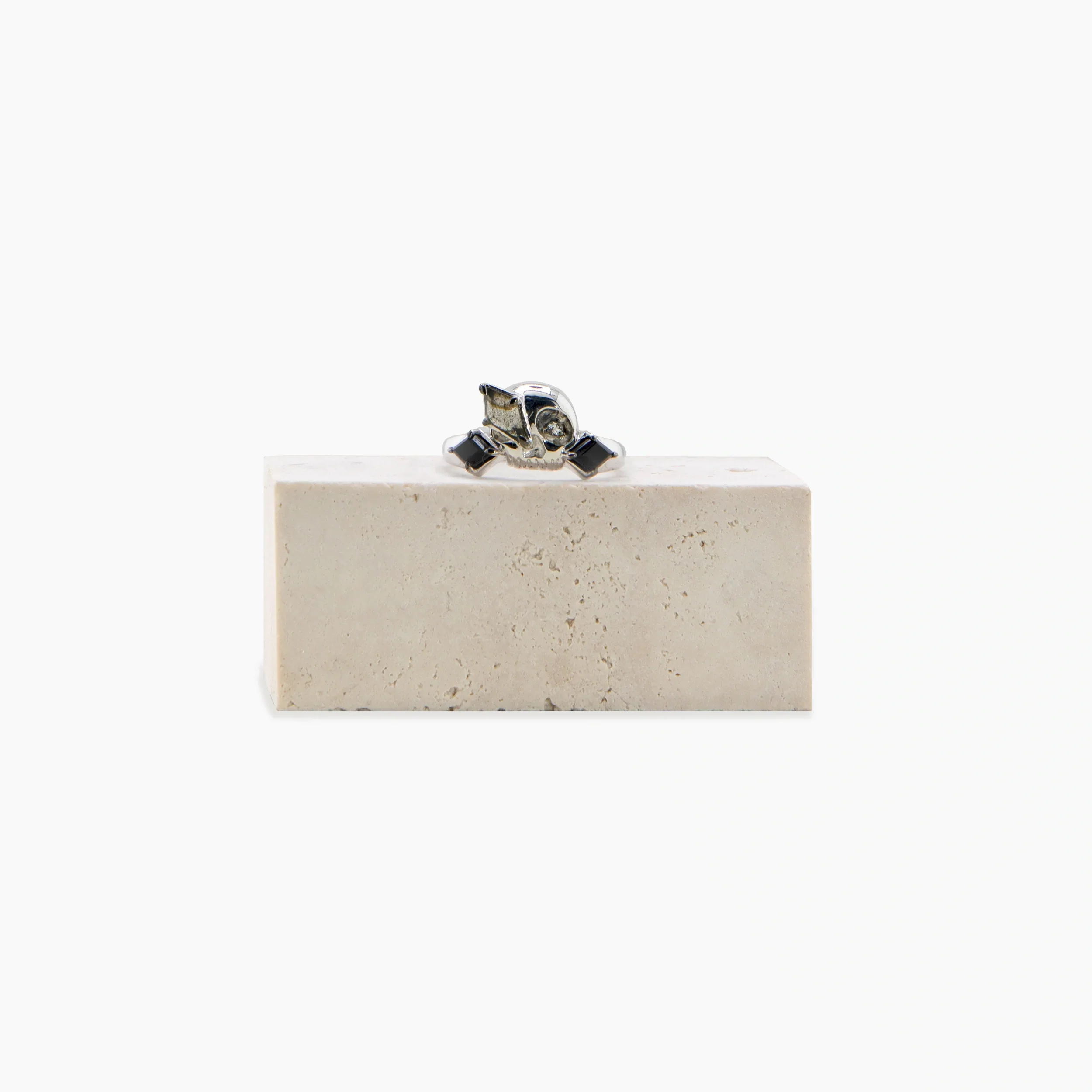Archive Gemstone Skull Ring - Image 3