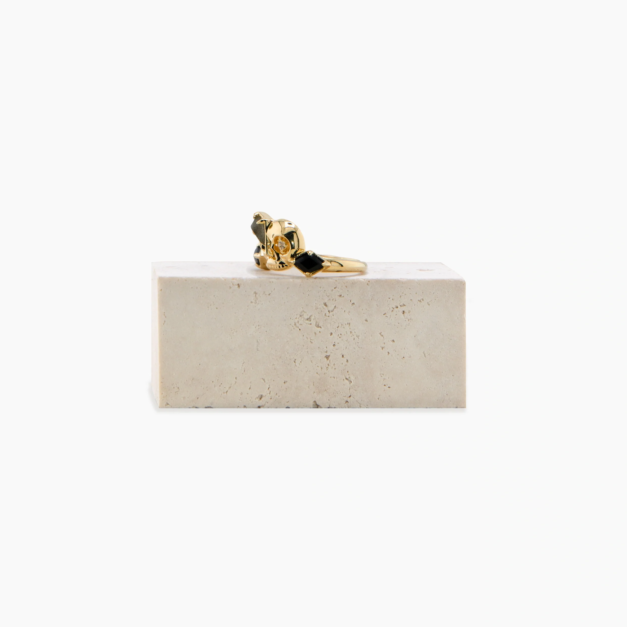 Archive Gemstone Skull Ring - Image 5