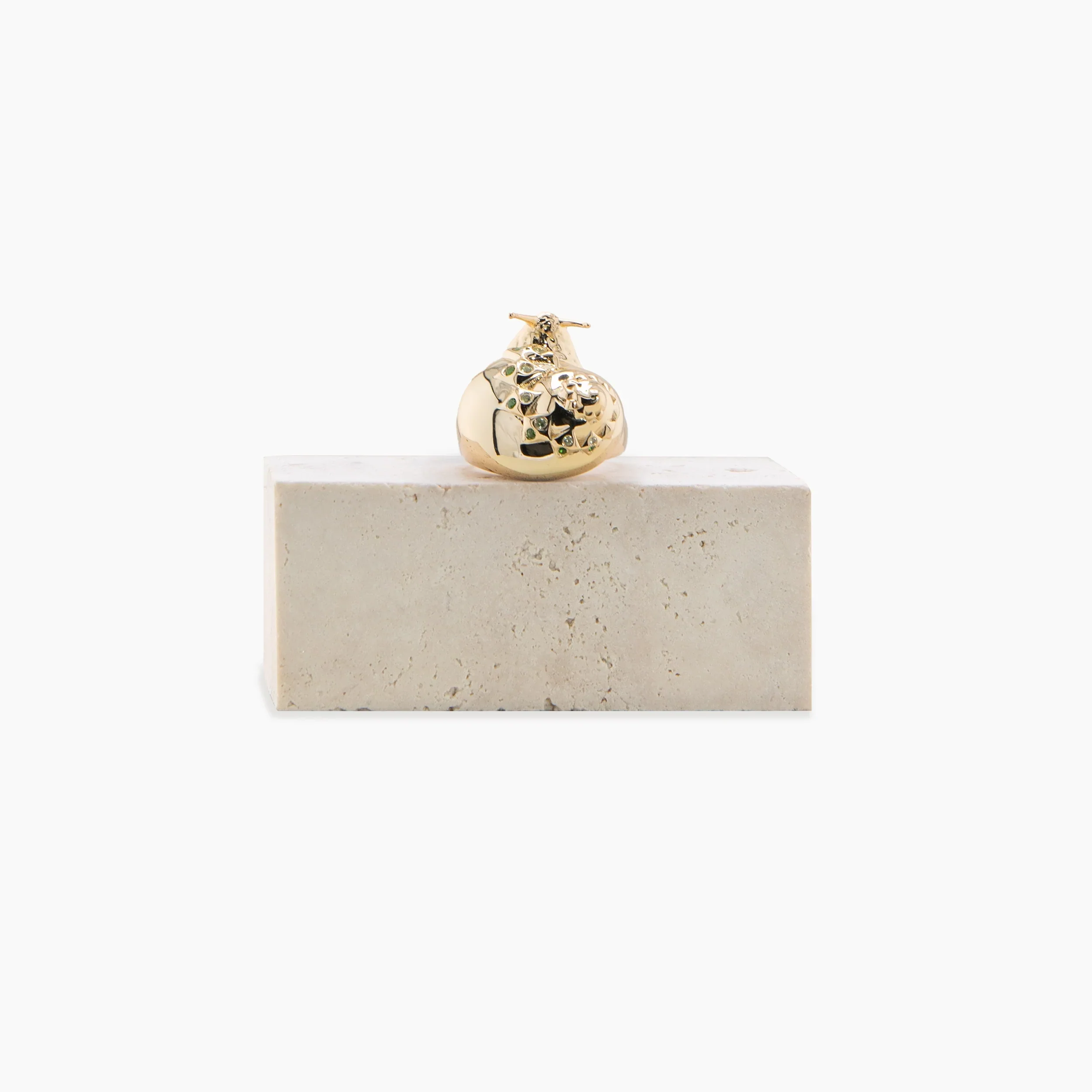 Archive Gemstone Snail Ring