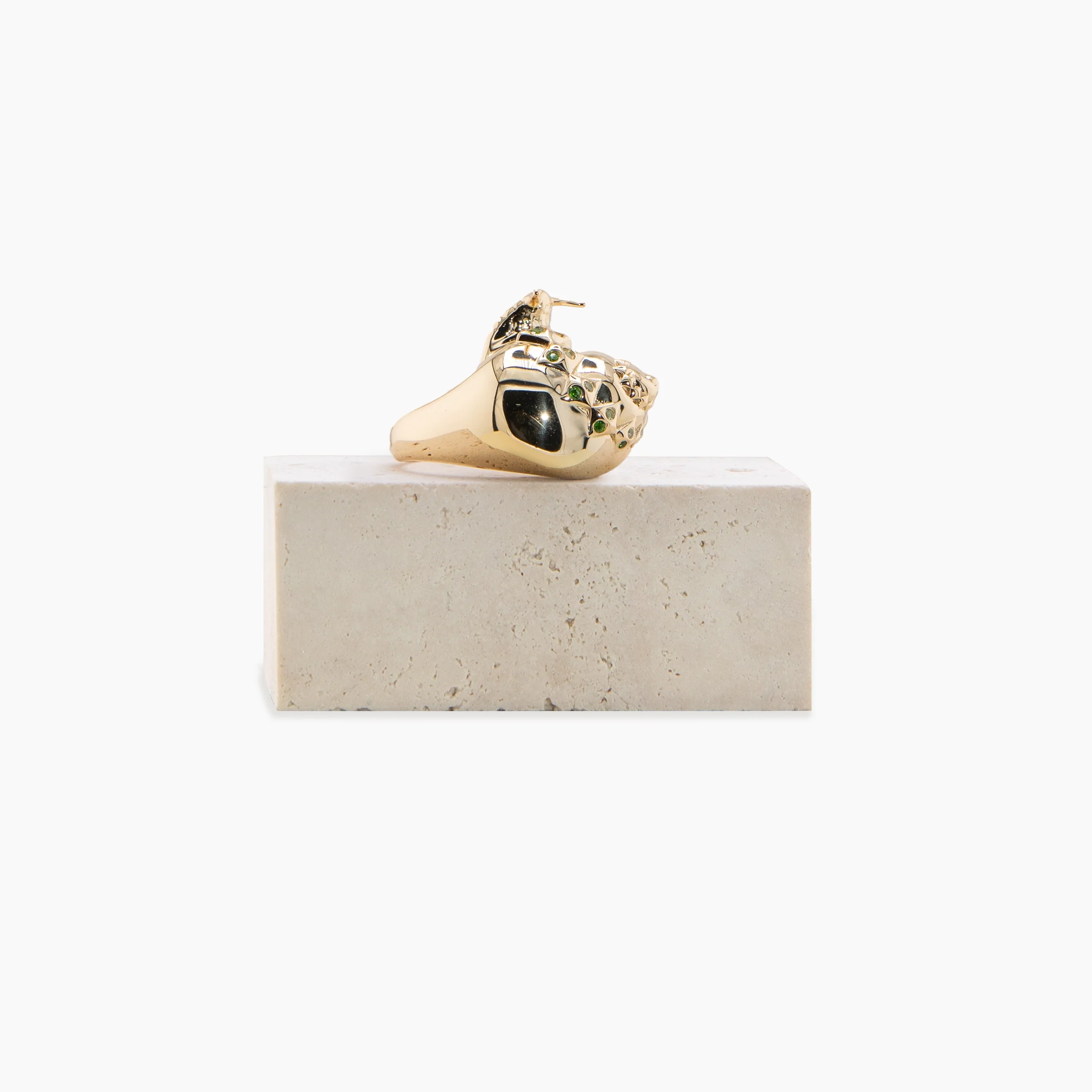 Archive Gemstone Snail Ring - Image 10