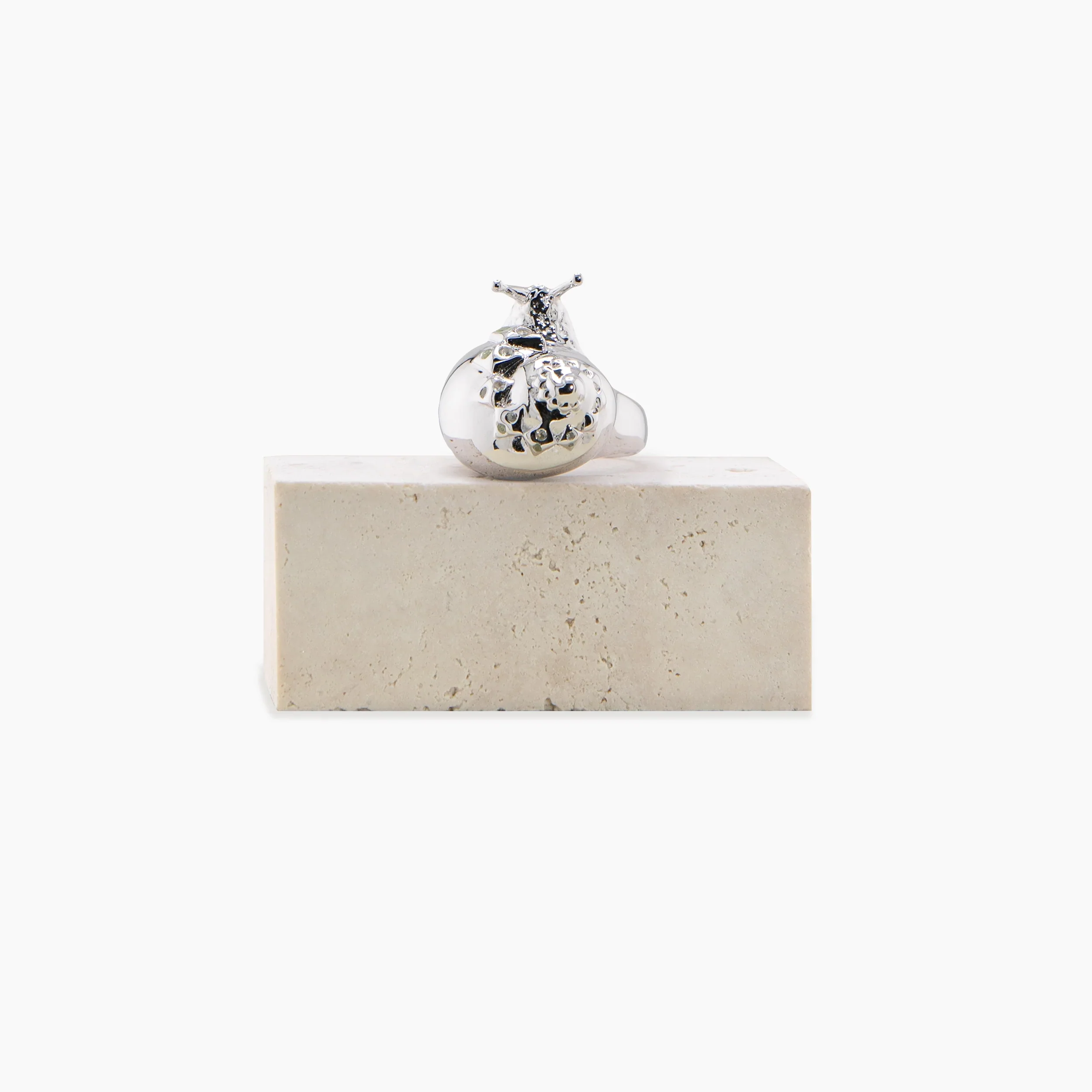 Archive Gemstone Snail Ring - Image 2
