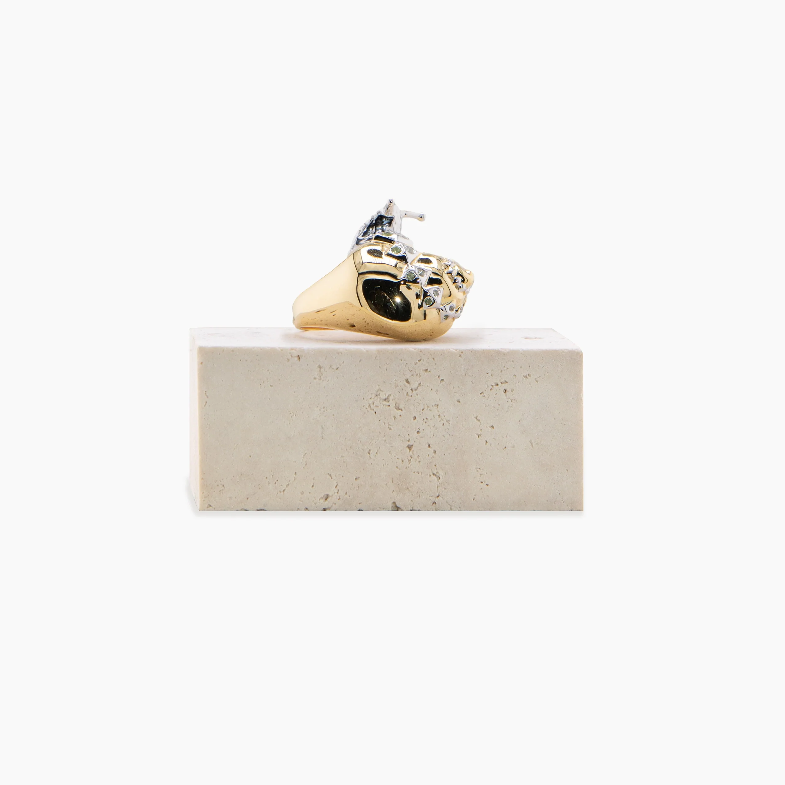 Archive Gemstone Snail Ring - Image 9