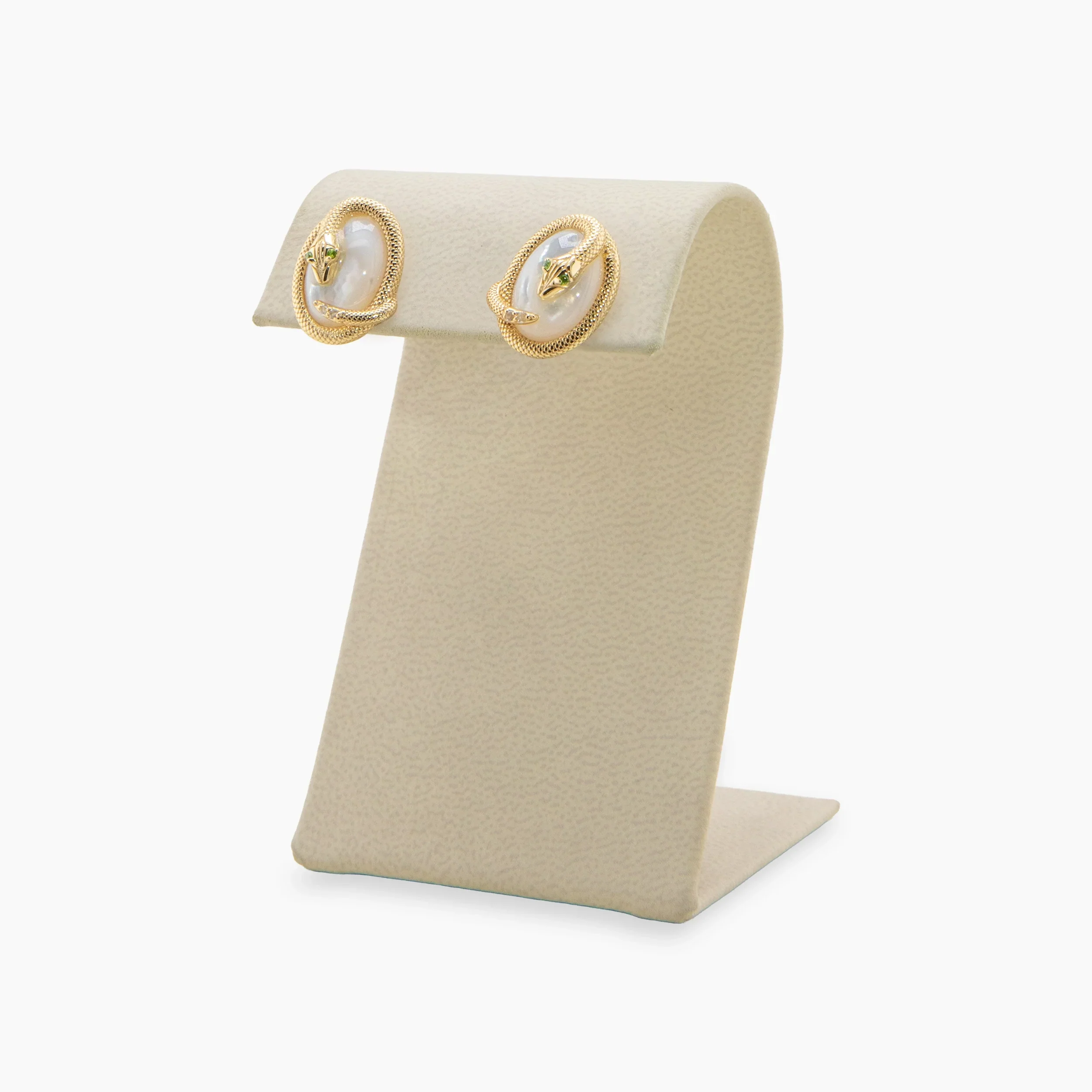 Archive Gemstone Snake Studs