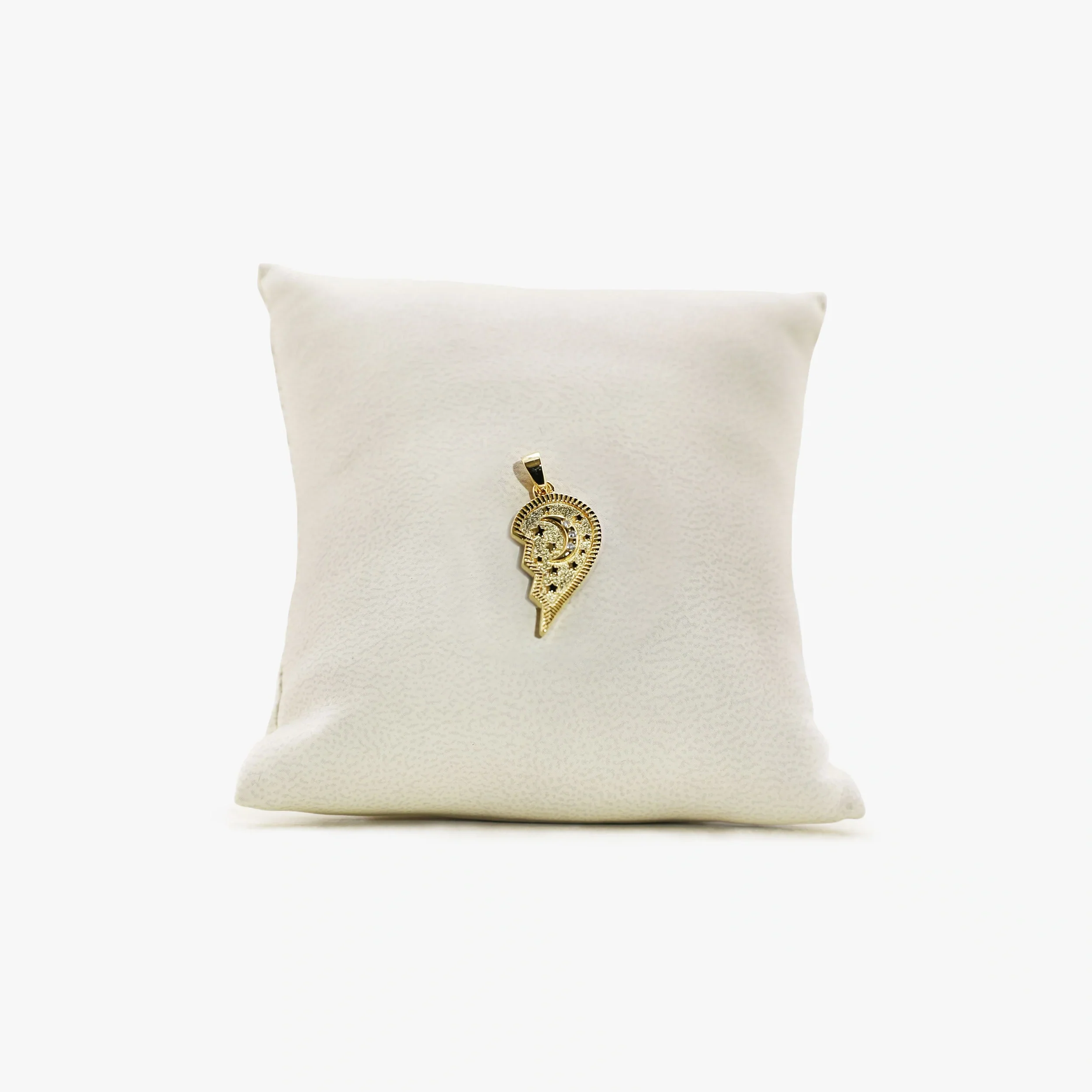 Archive Half Moon Heart Pendant