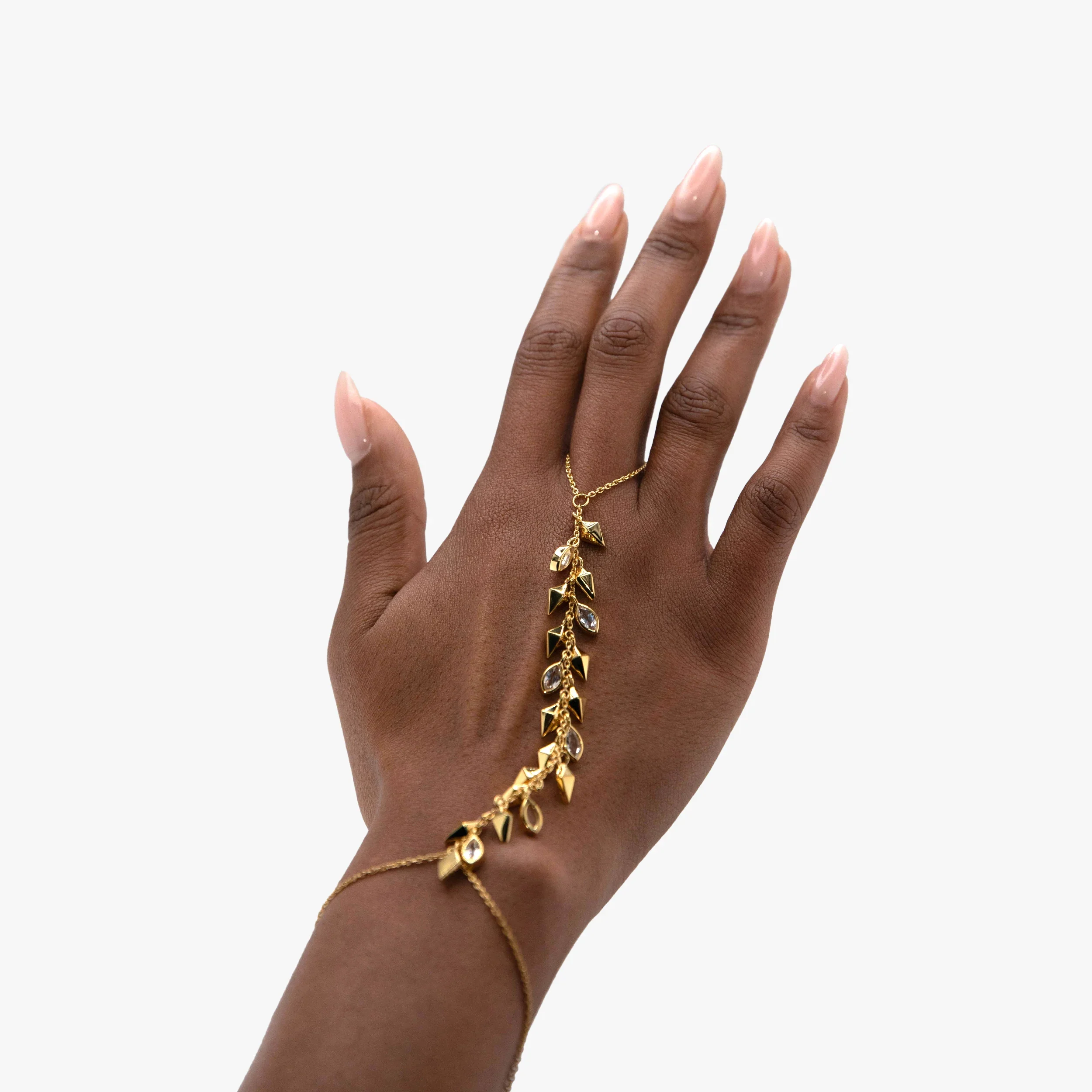 Archive Kite and Crystal Hand Chain