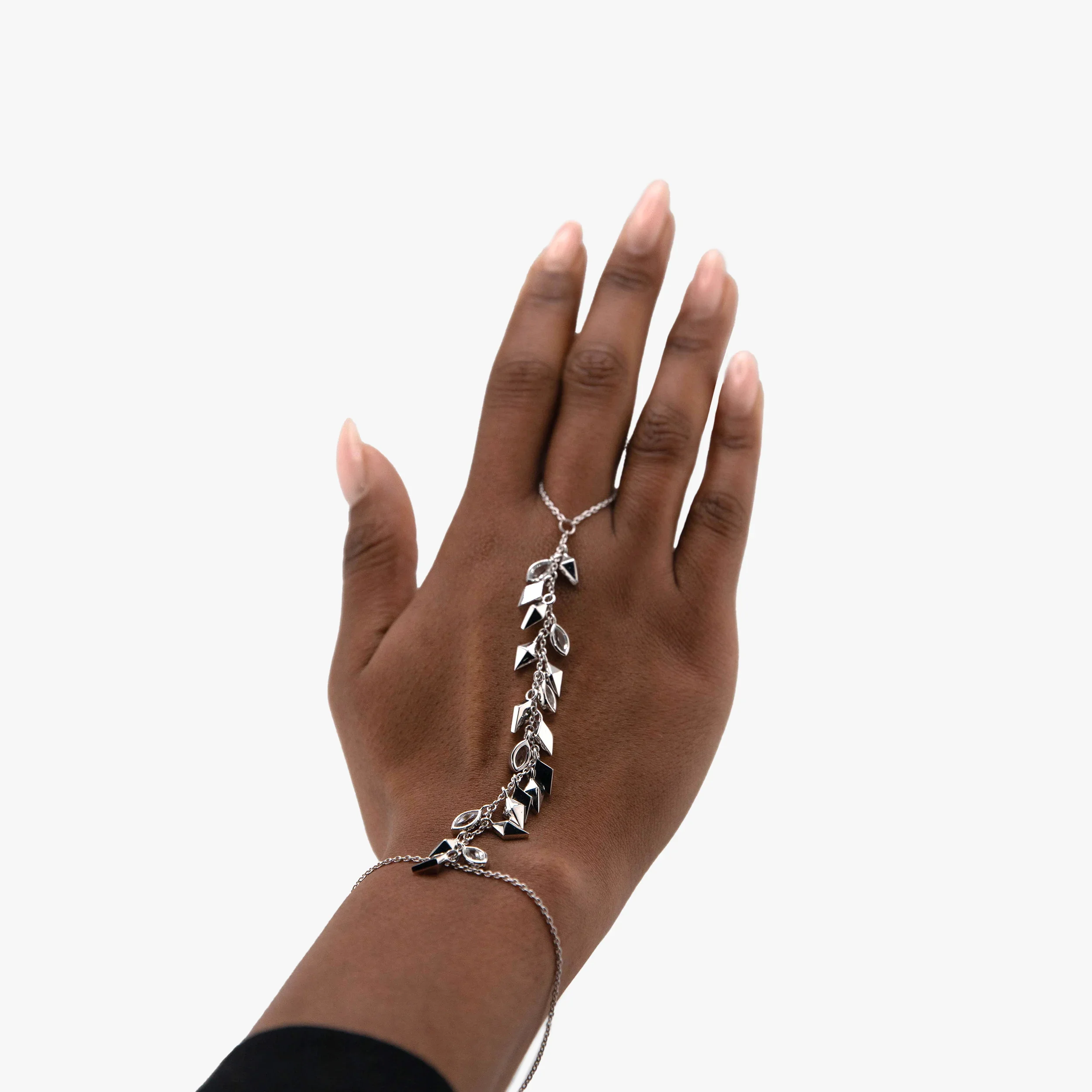 Archive Kite and Crystal Hand Chain - Image 2