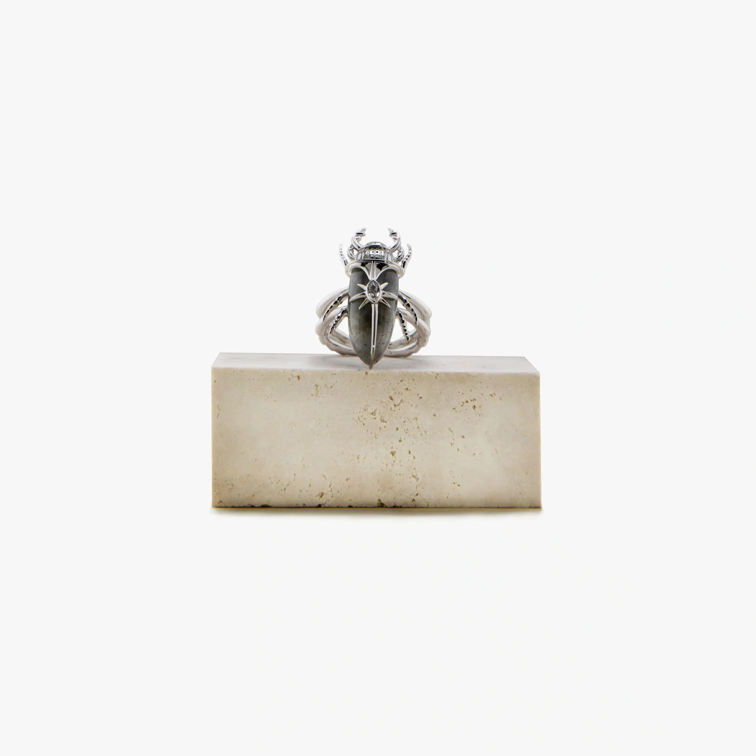 Archive Labradorite Beetle Ring - Image 2