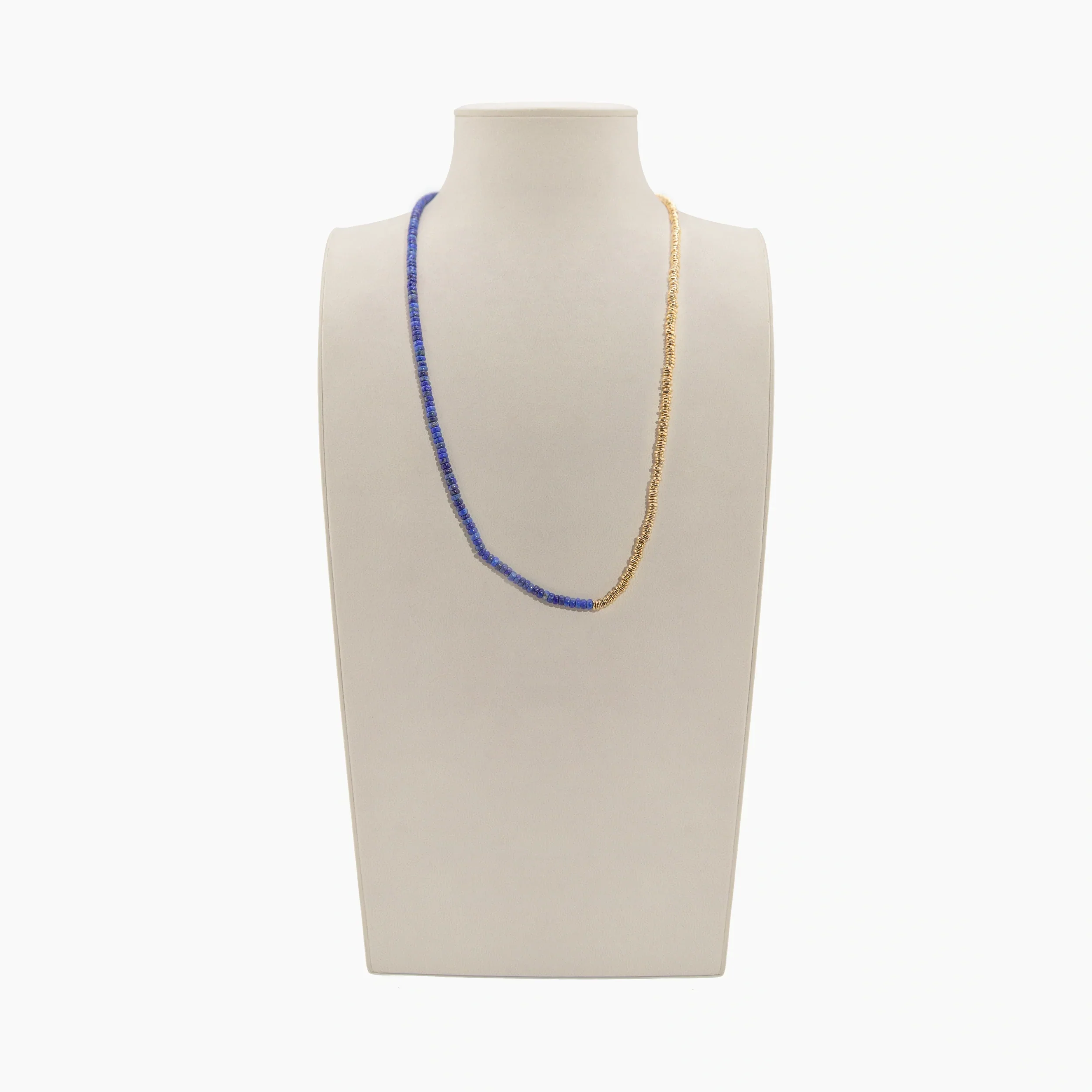 Archive Long Layering Bead Necklace