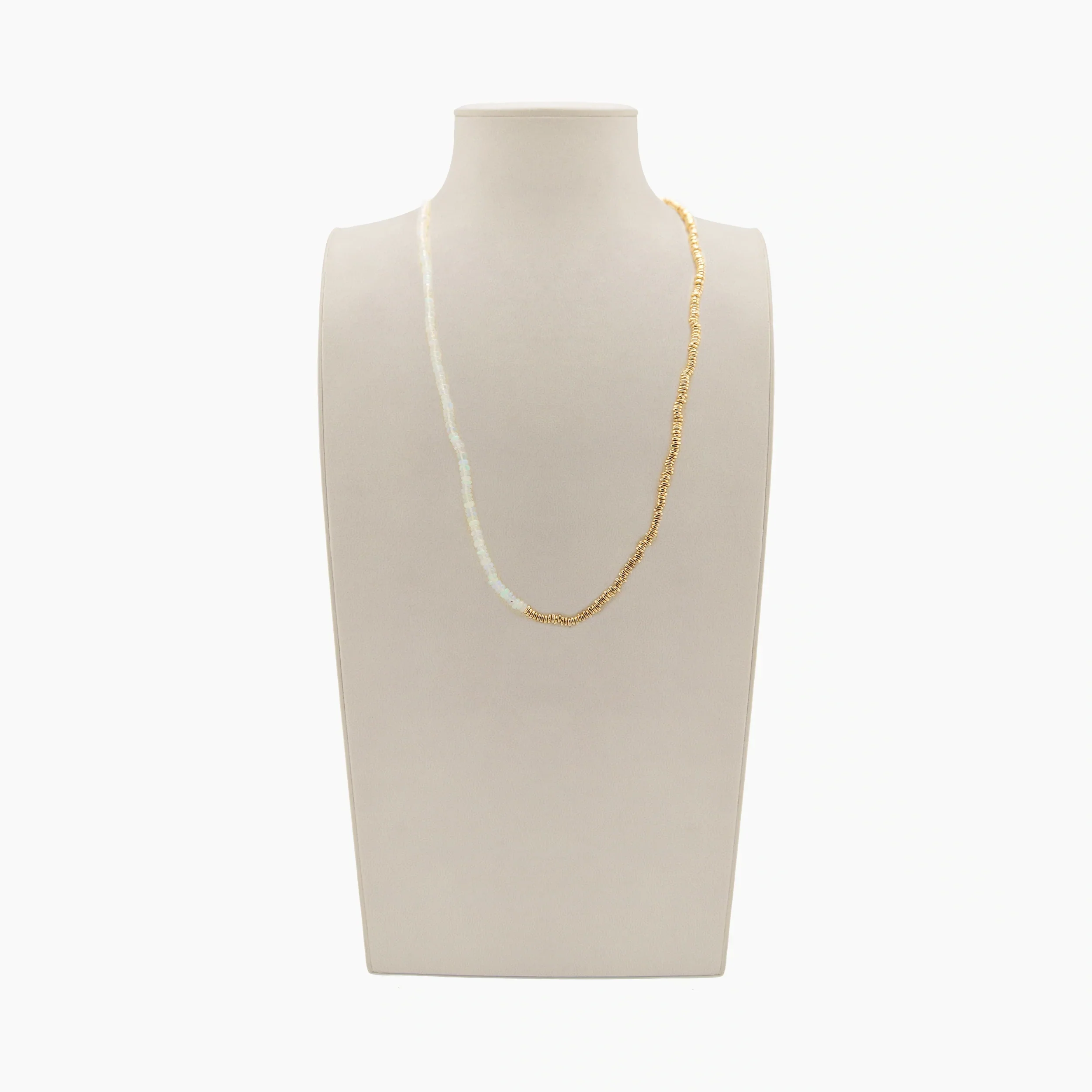 Archive Long Layering Bead Necklace - Image 2