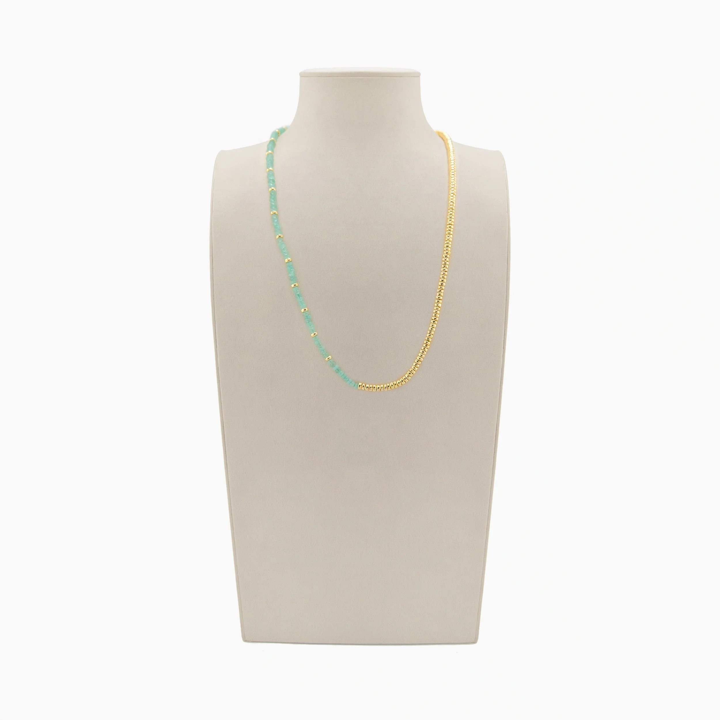 Archive Long Layering Bead & Stations Necklace - Image 2