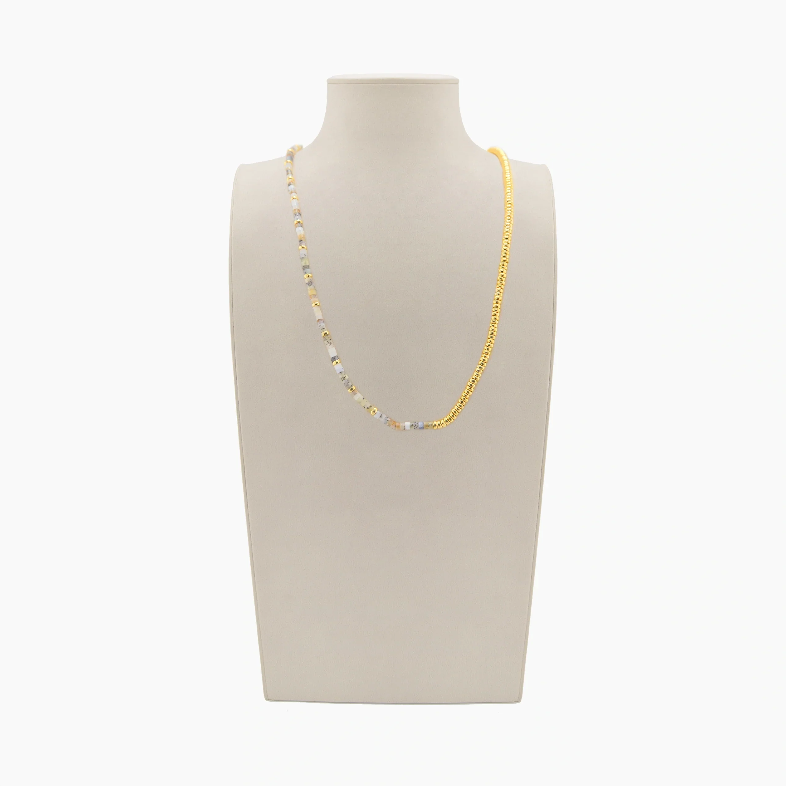 Archive Long Layering Bead & Stations Necklace - Image 3