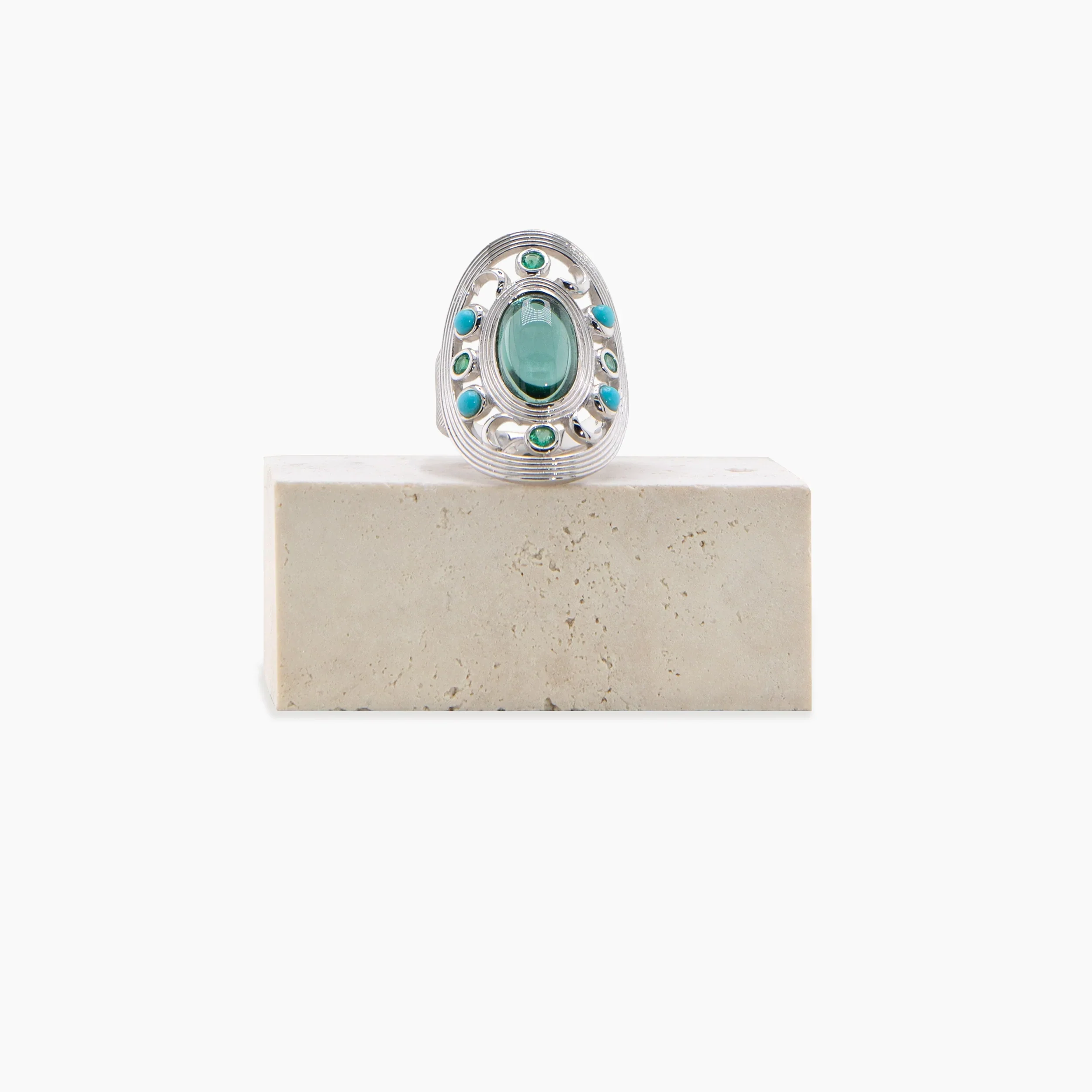Archive Moon & Mandala Ring - Image 4