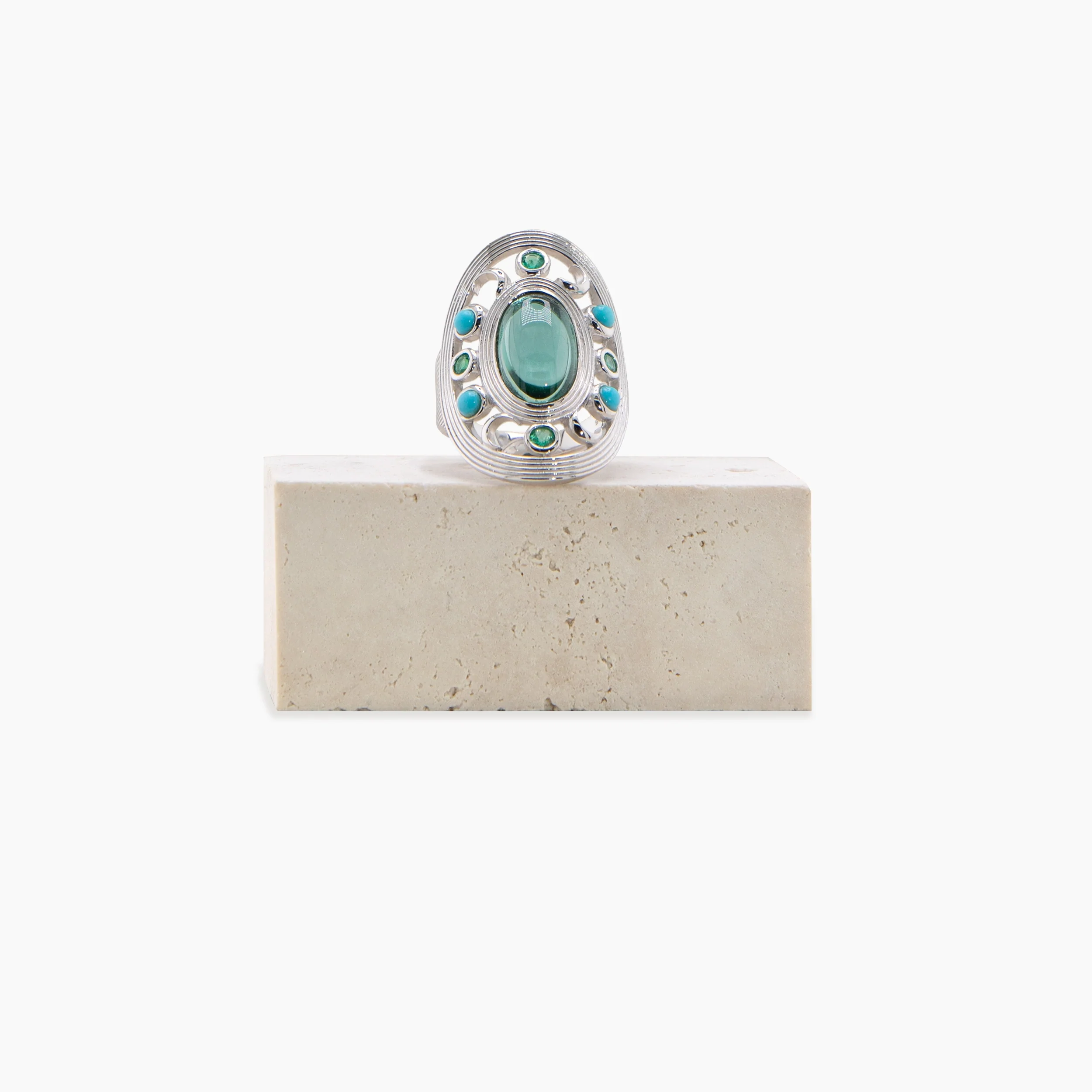 Archive Moon & Mandala Ring - Image 6