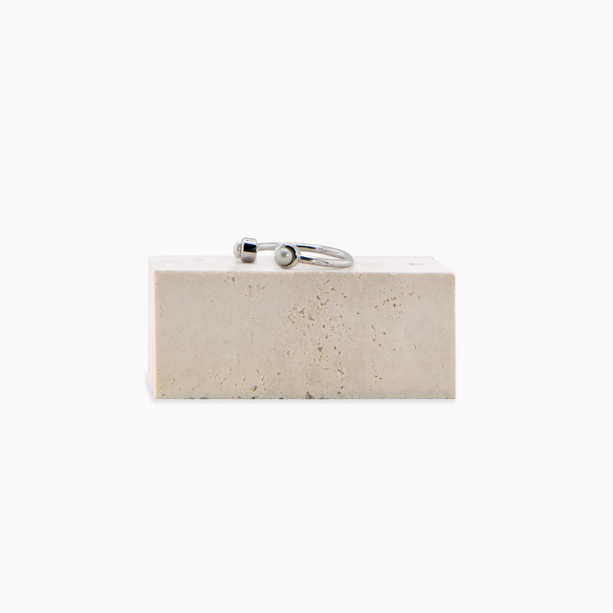 Archive Open Pearl Ring - Image 2