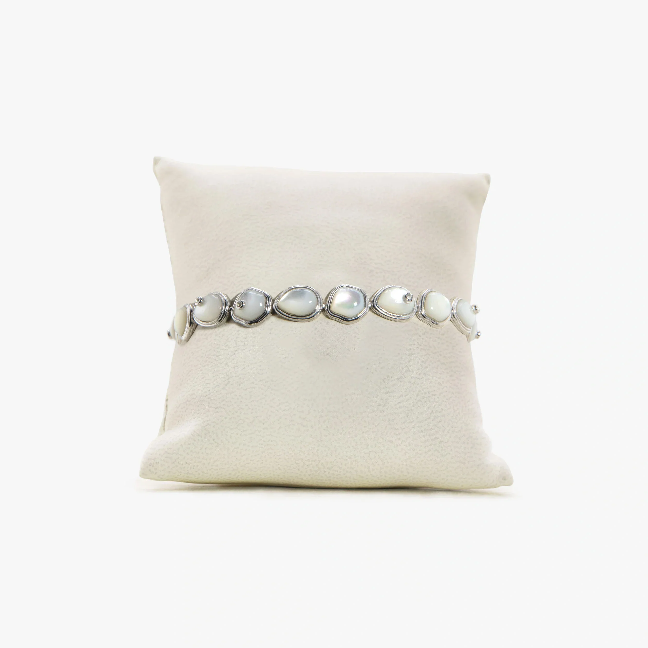 Archive Organic Gemstone Tennis Bracelet