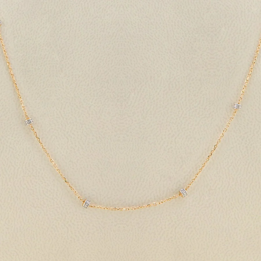 Archive Diamond Pave Station Chain - Image 2
