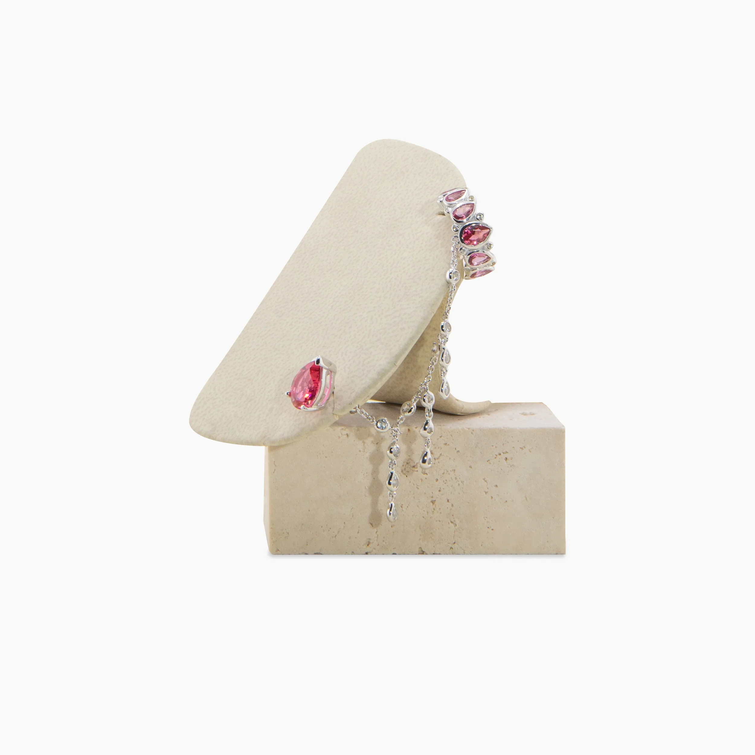 Archive Pink Lotus Ear Swag
