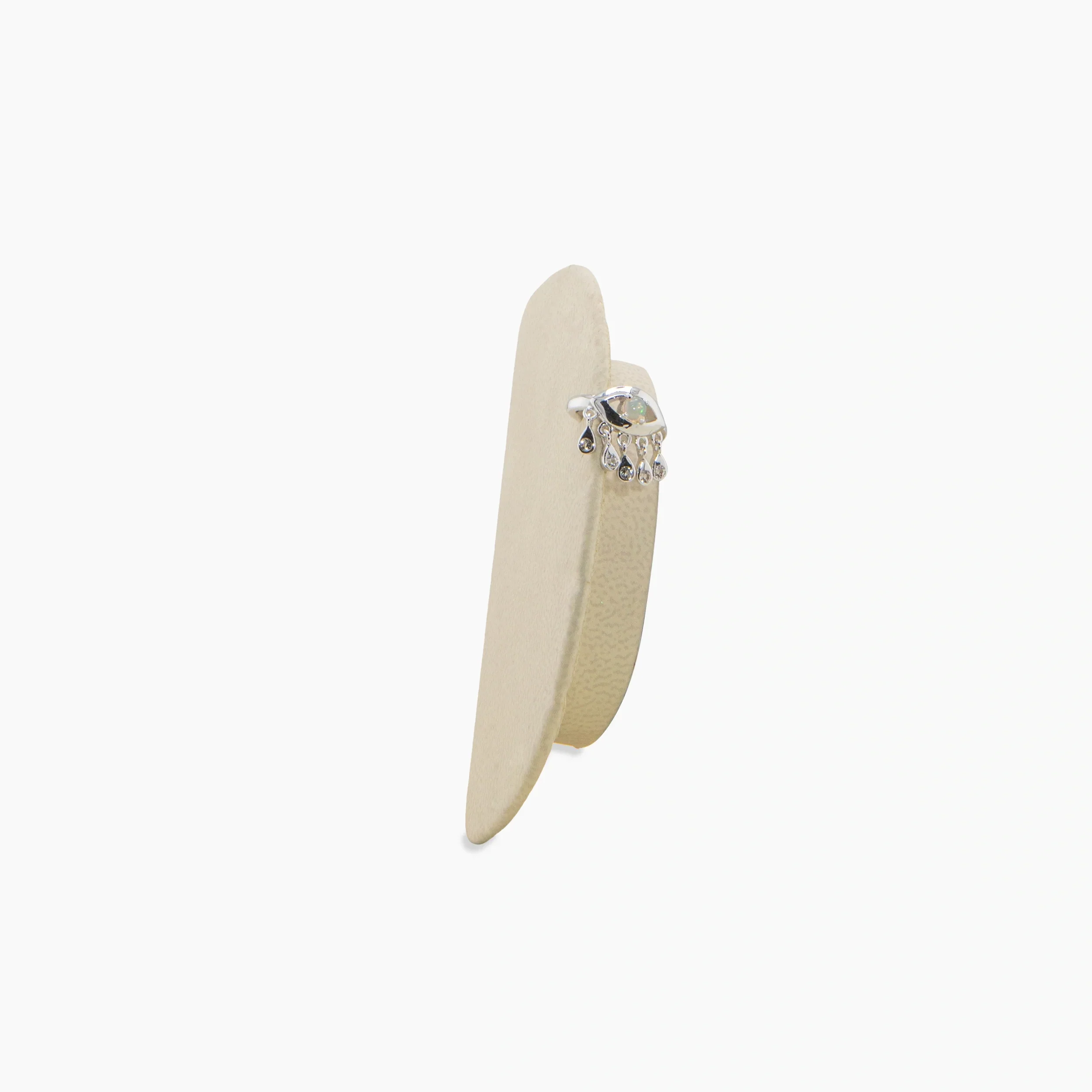 Archive Third Eye Earcuff with Teardrop Dangles - Image 2