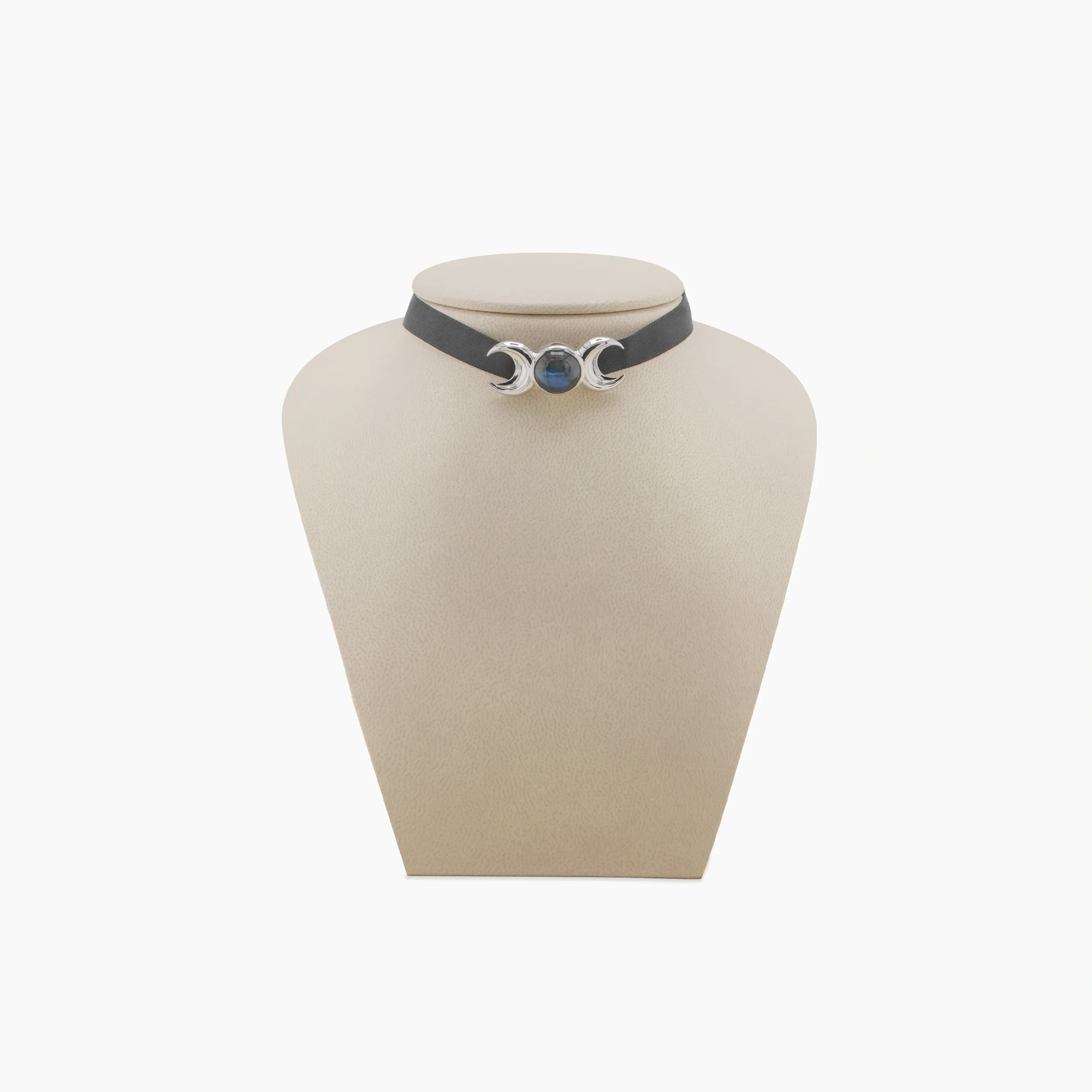Archive Triple Moon Satin Choker - Image 2