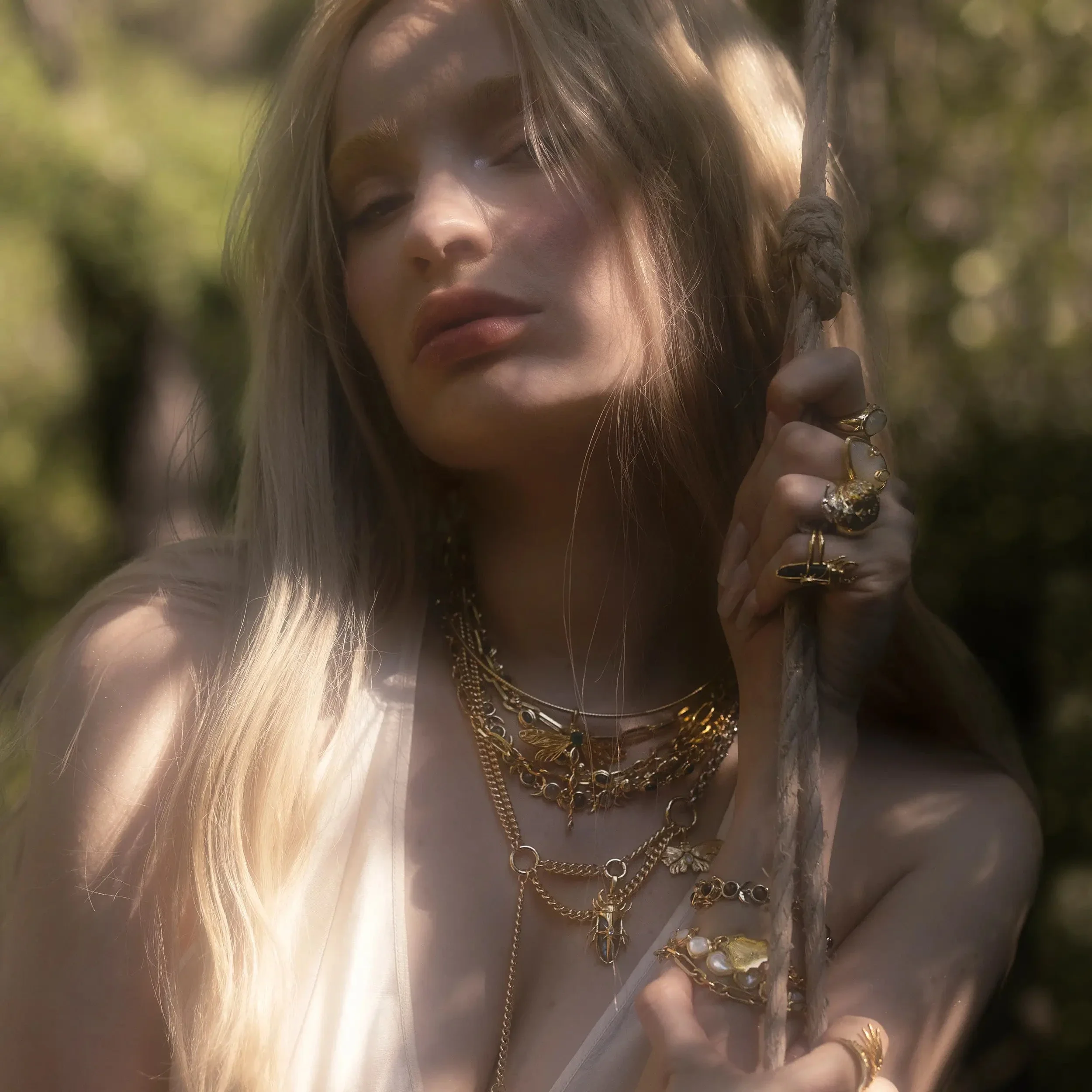 Asymmetrical Charm Collector Necklace - Image 3