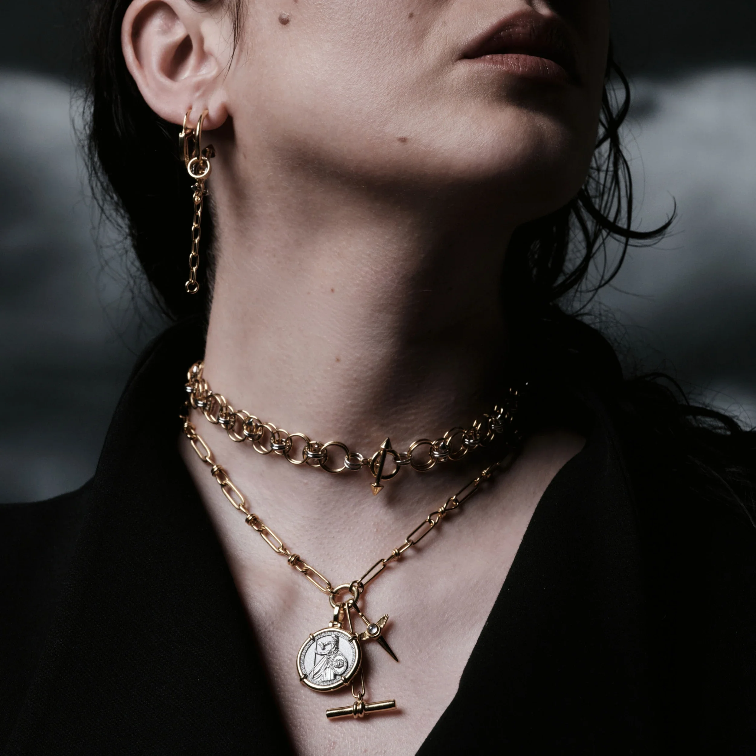 Athena's Dagger Charm Lariat - Image 2