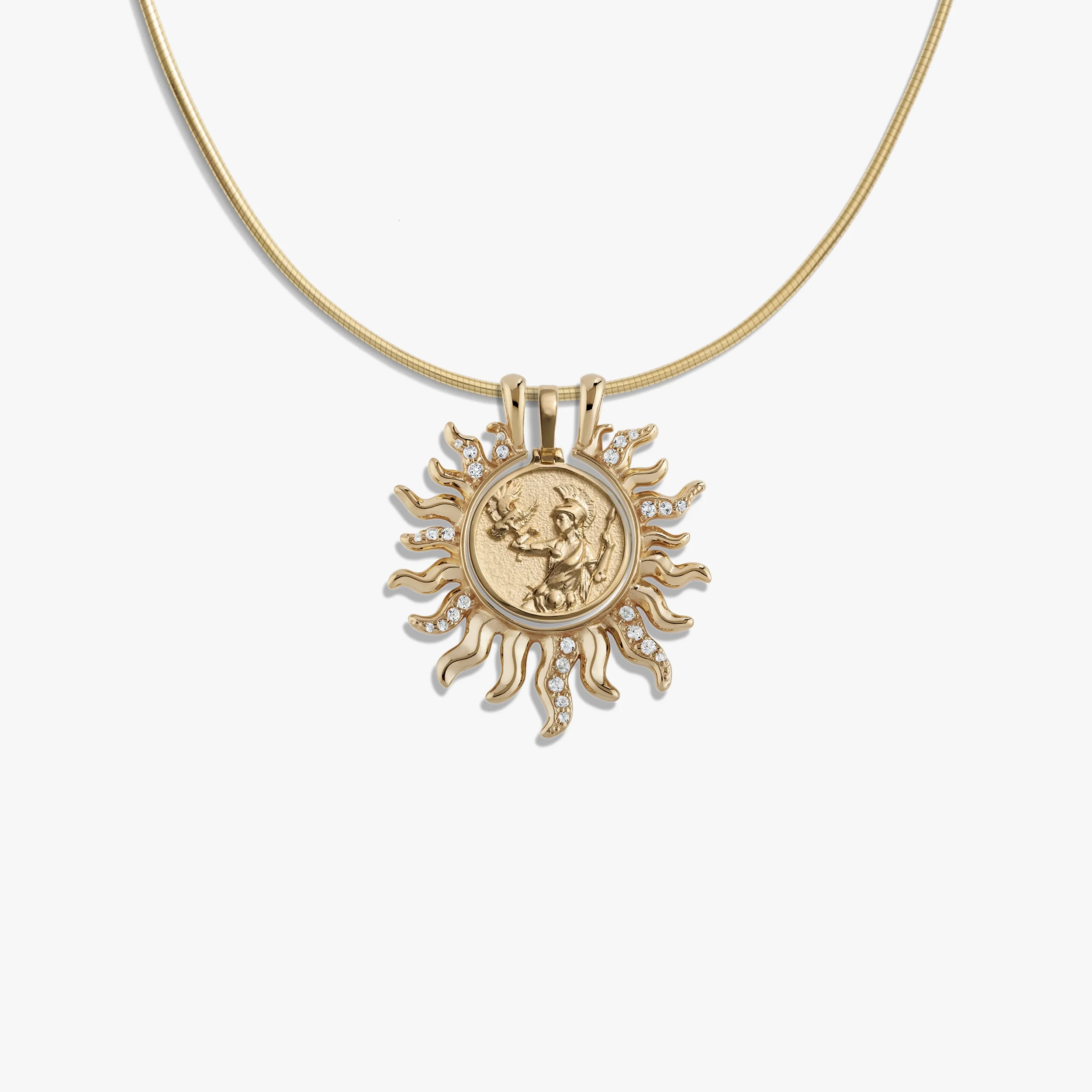 Athena Sun Collar Necklace
