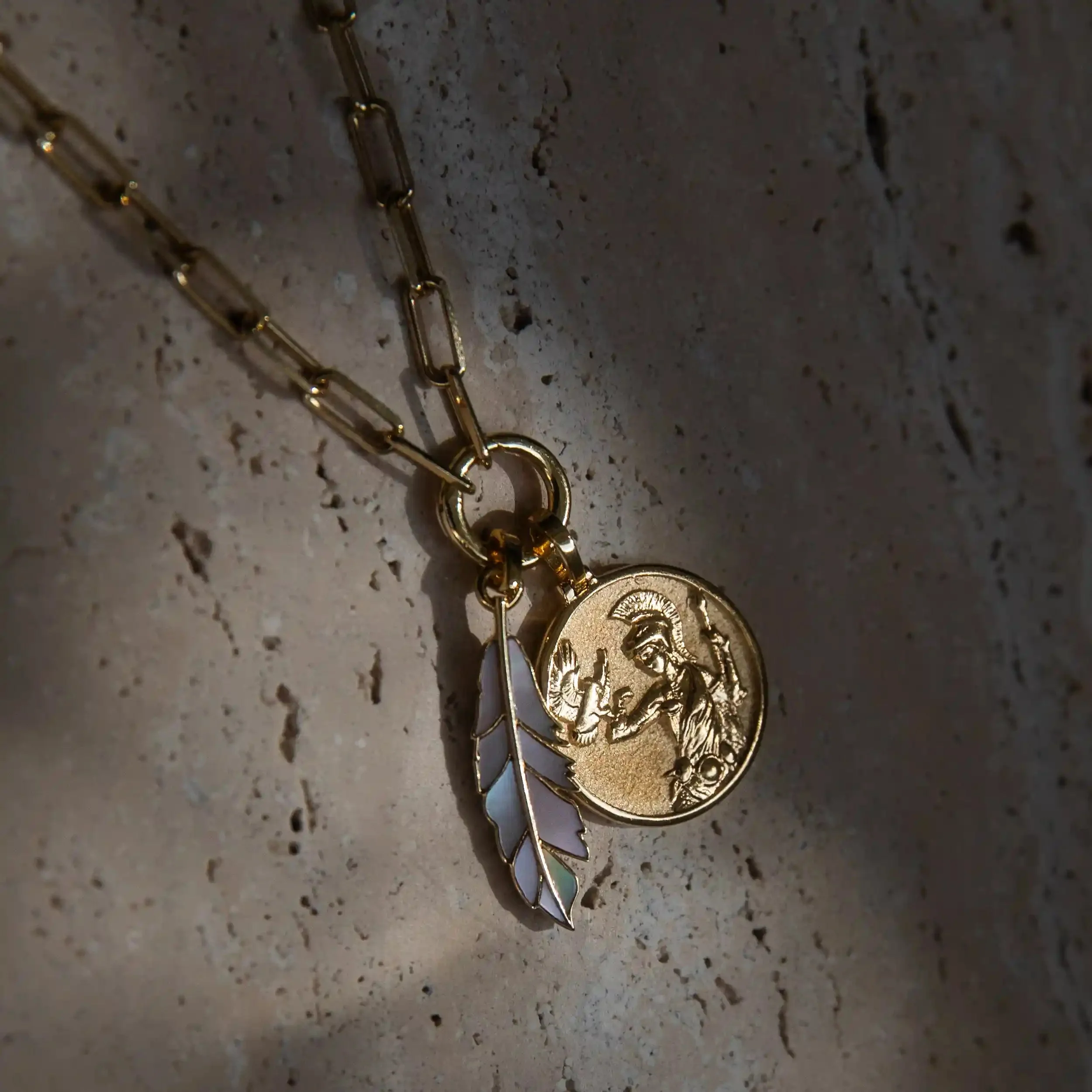 Athena's Owl Necklace Set - Image 2