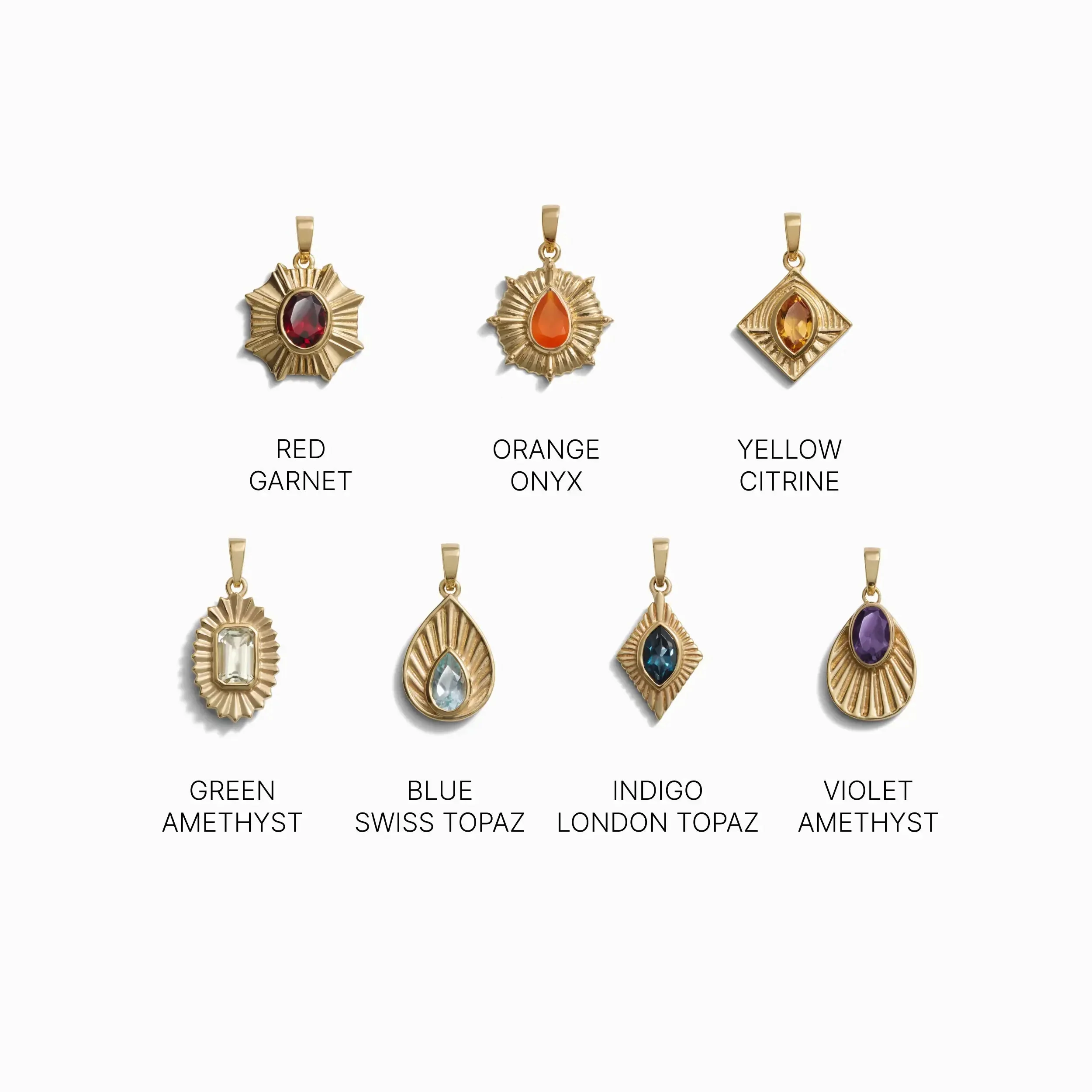 Green Amethyst Aura Pendant - Image 5