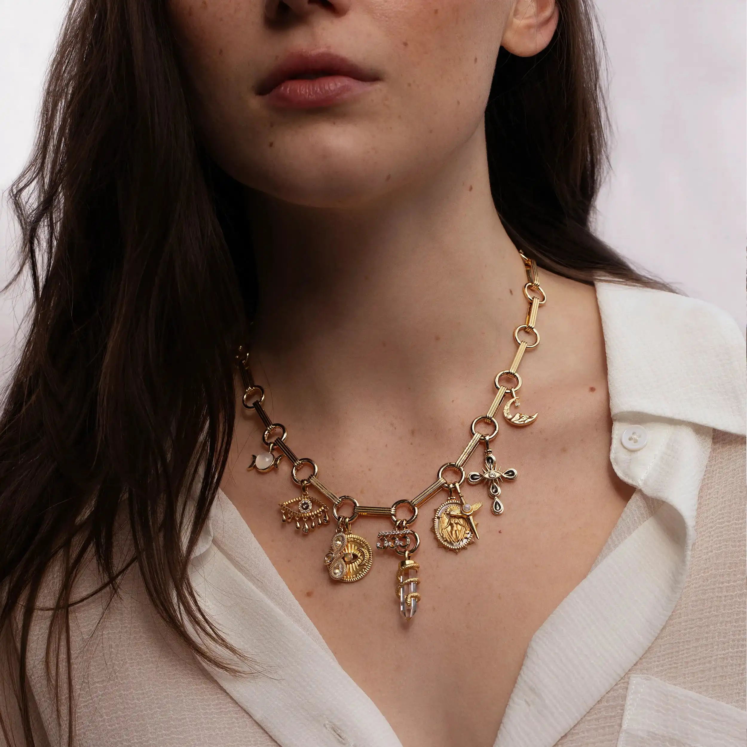 Bar Charm Collector Necklace - Image 2