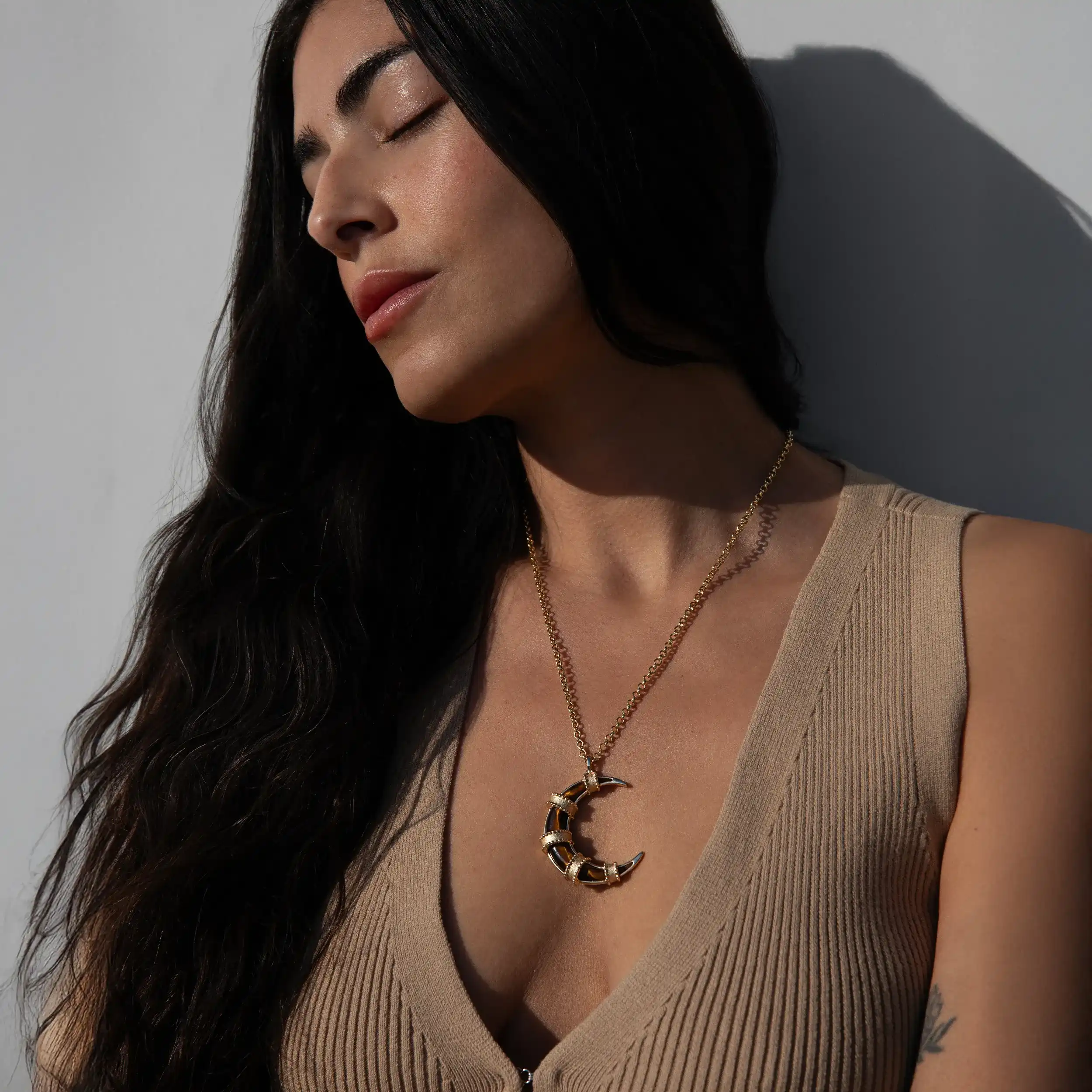 Boho Moon Necklace - Image 3