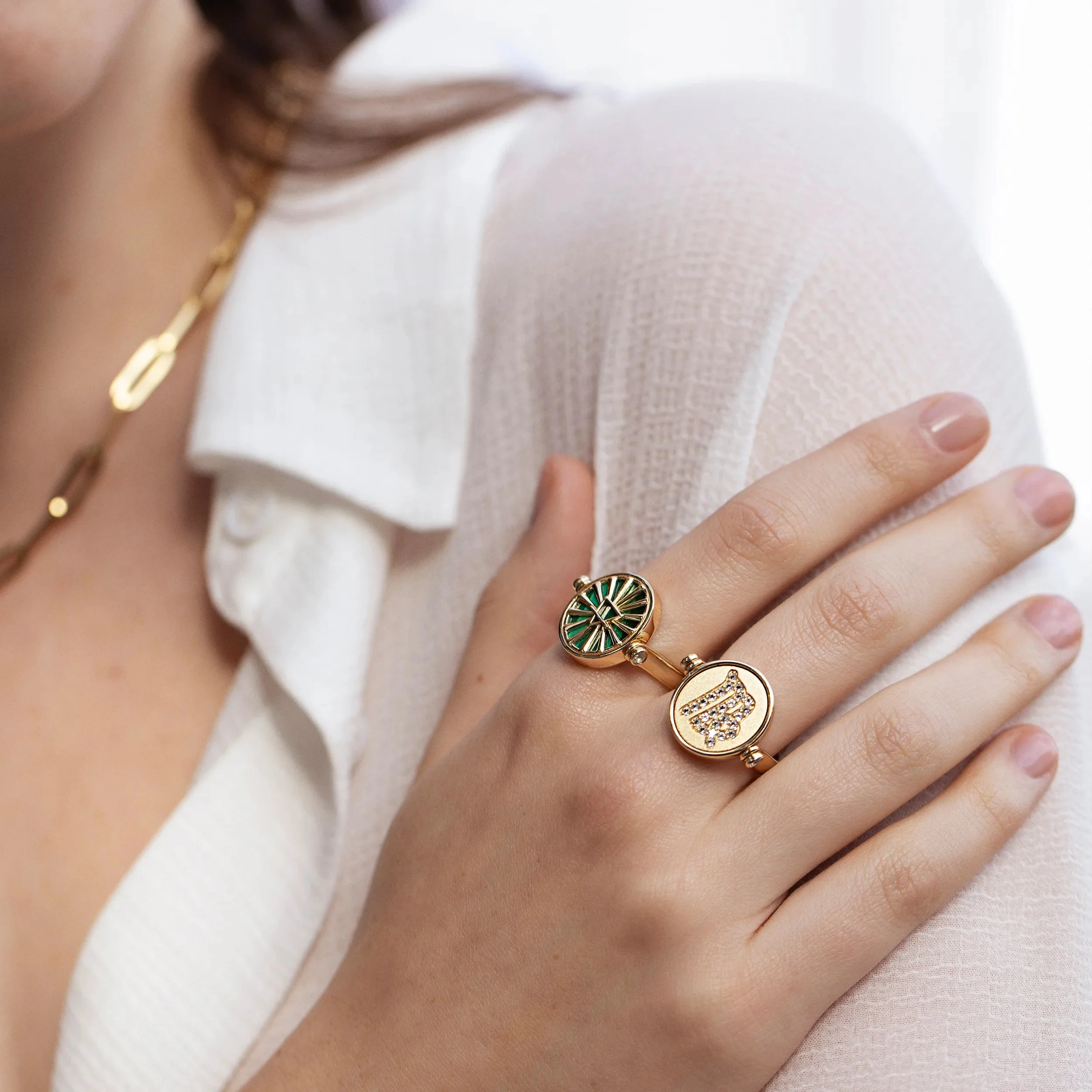 Scorpio & Water Flip Ring - Image 5