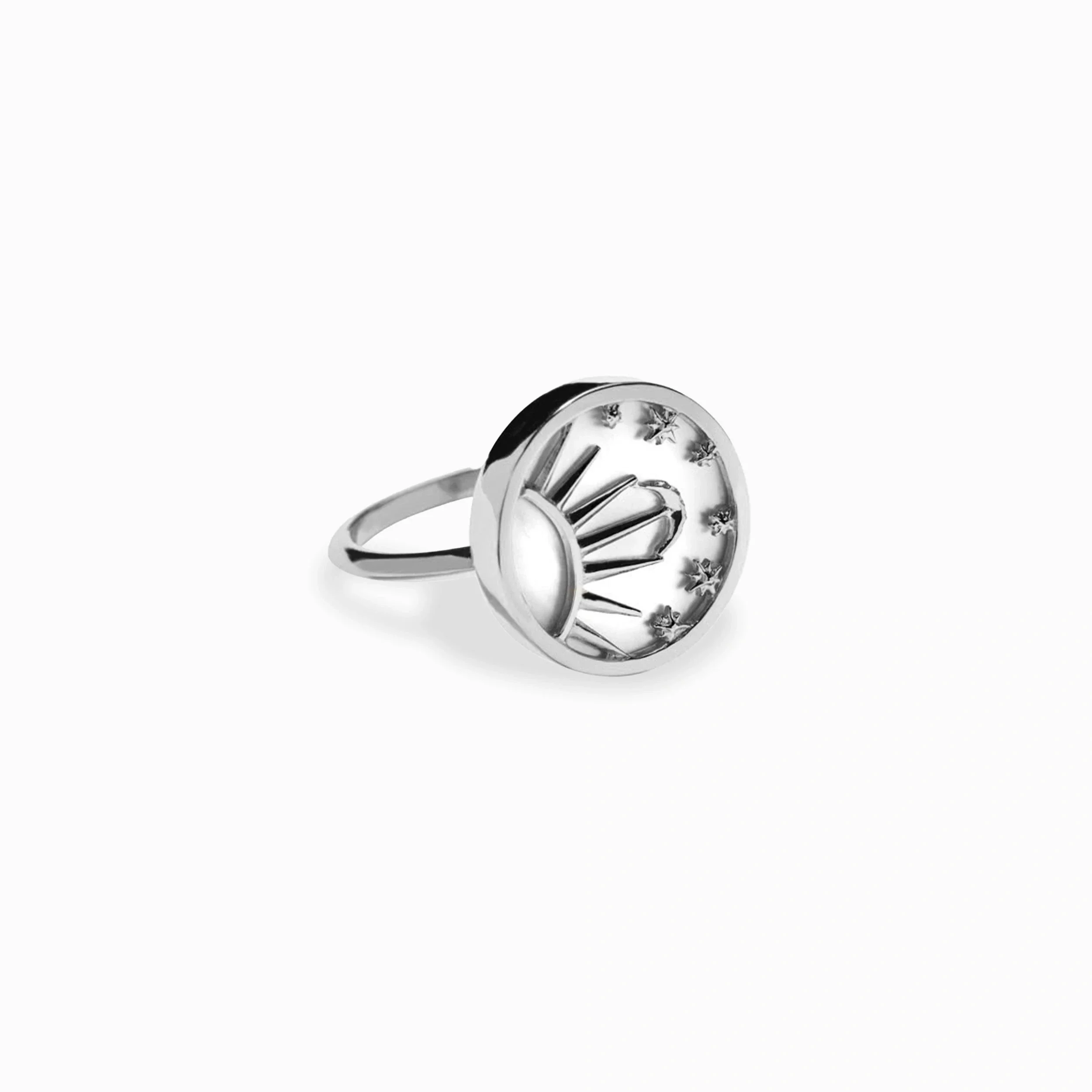 Celestial Mother of Pearl Ring - Image 8