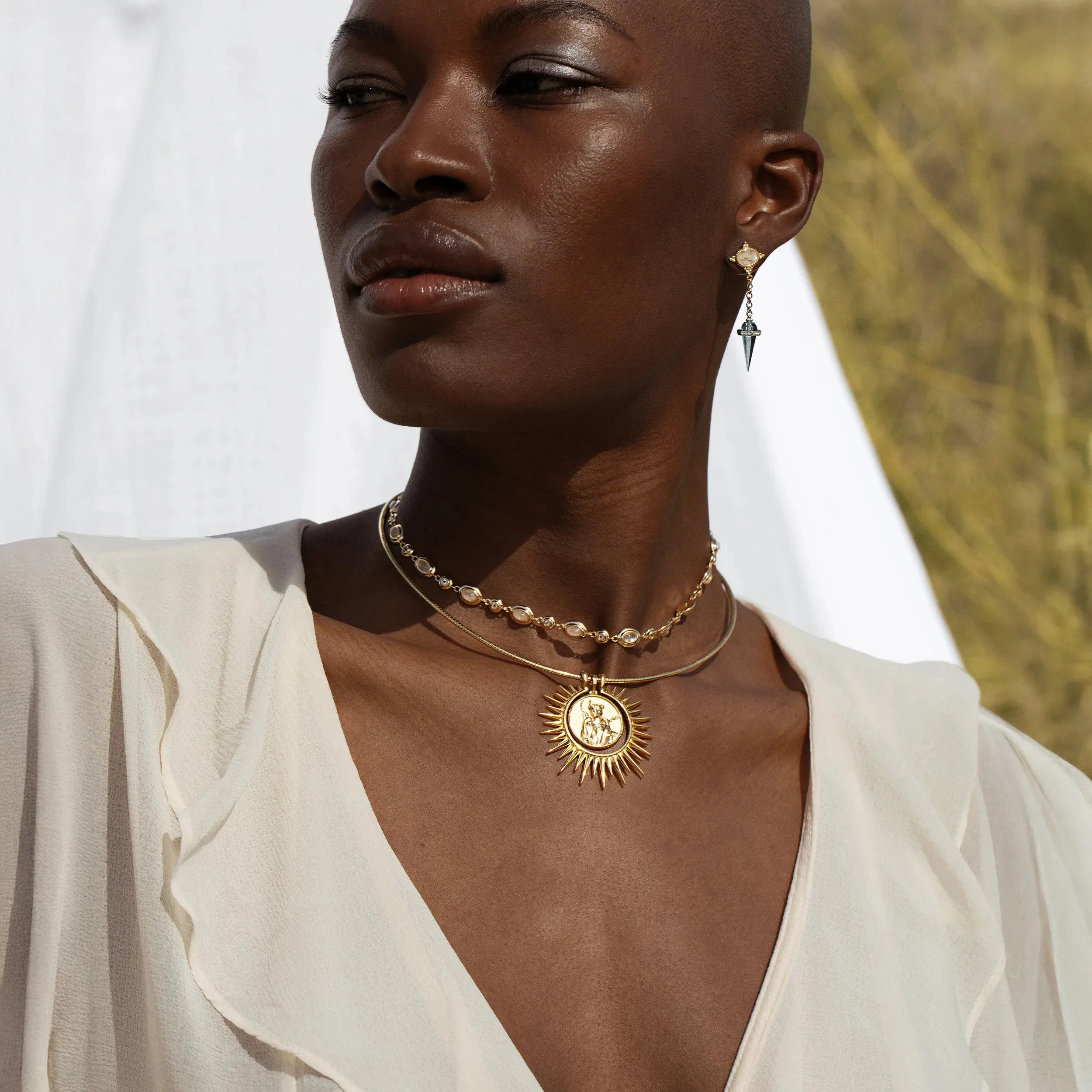 Charm Collector Collar Necklace - Image 2
