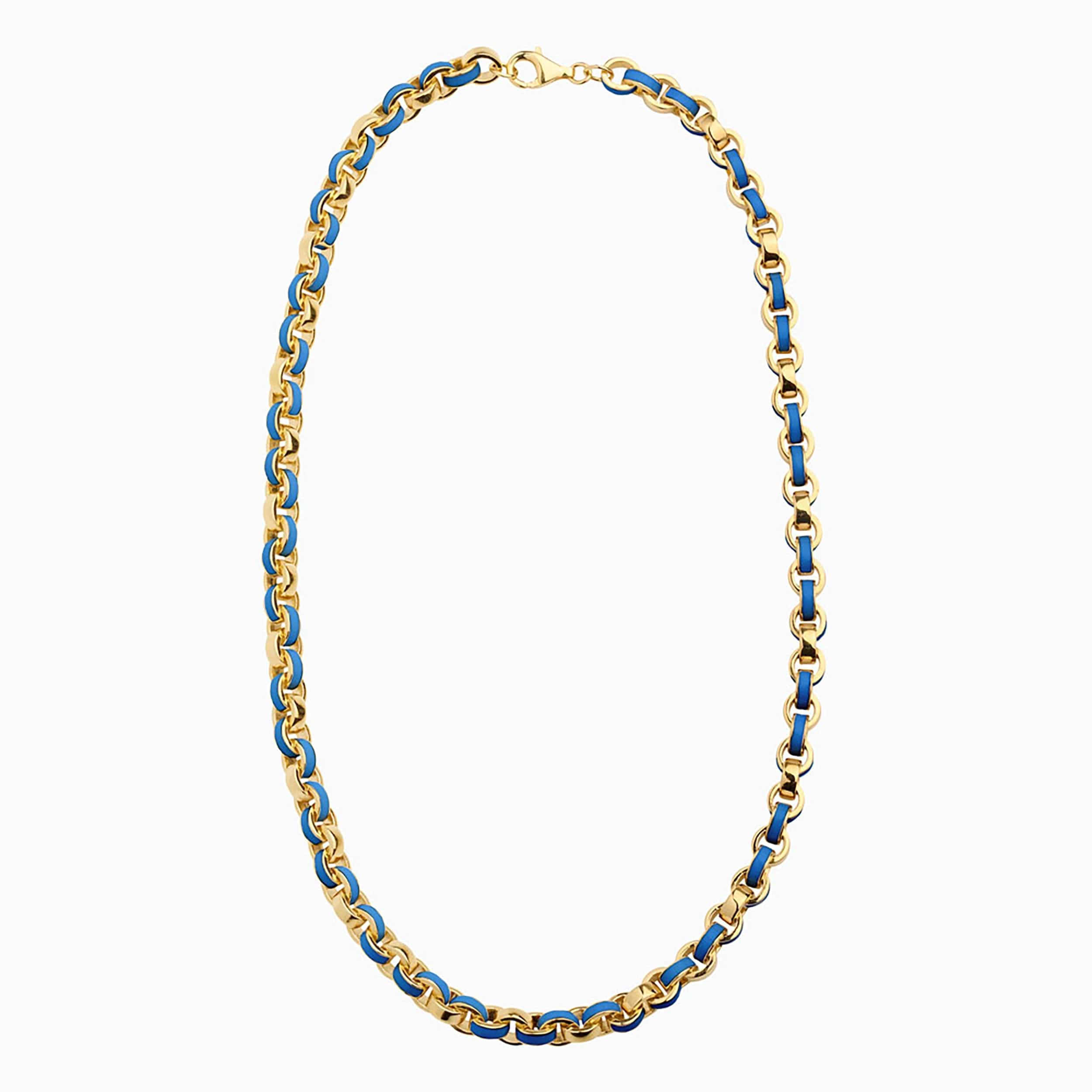 Chunky Colored Enamel Necklace - Image 9
